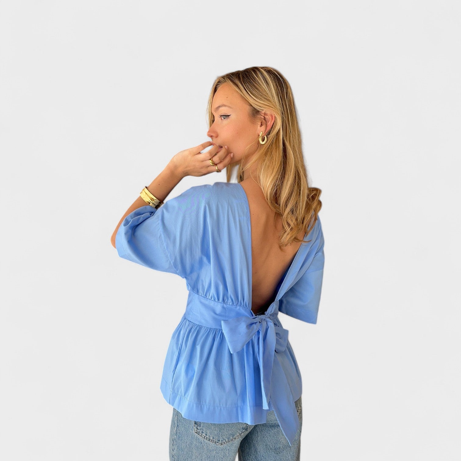 Colette – Blusa elegante con schiena scoperta (Edizione Limitata)