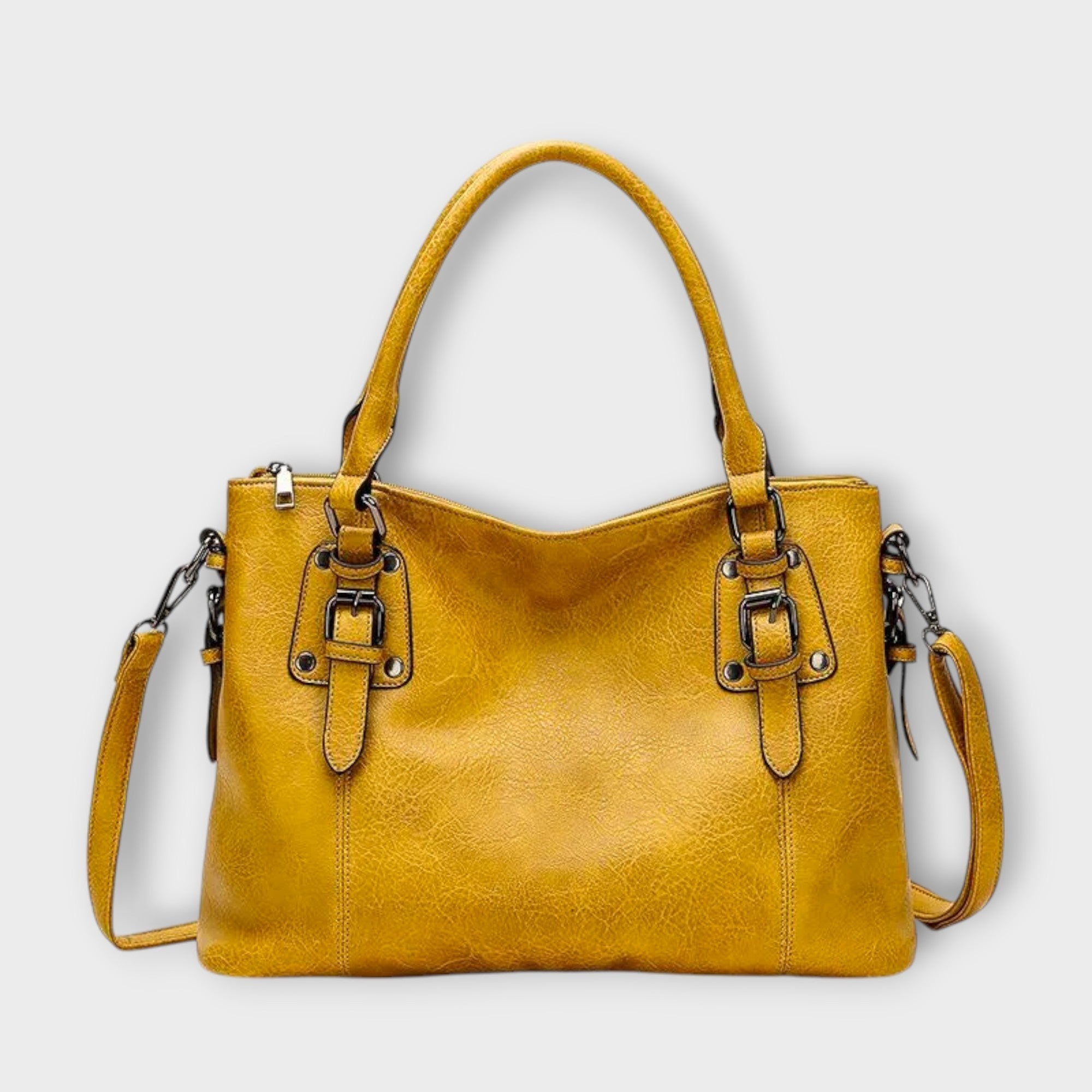 Giulia – Borsa a Spalla Elegante in Vera Pelle Impermeabile