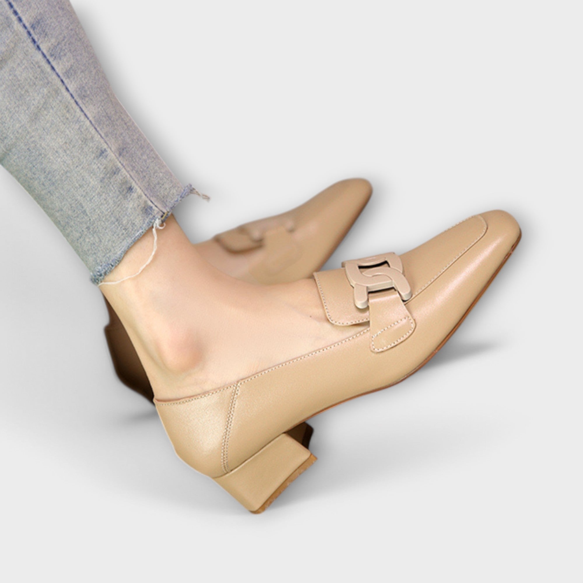 Monika – Mules ortopediche da donna in pelle senza lacci