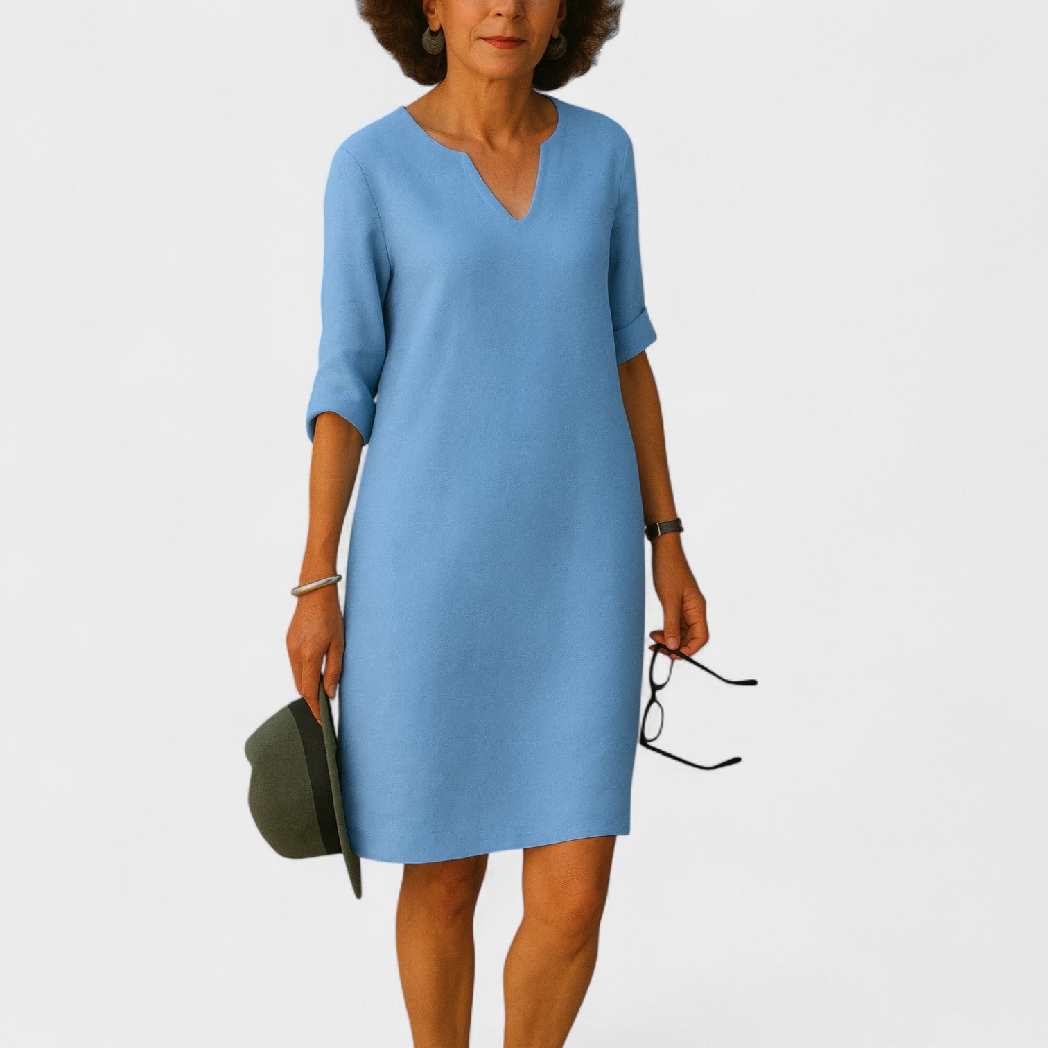 Clara – Abito Estivo Casual con Scollo a V