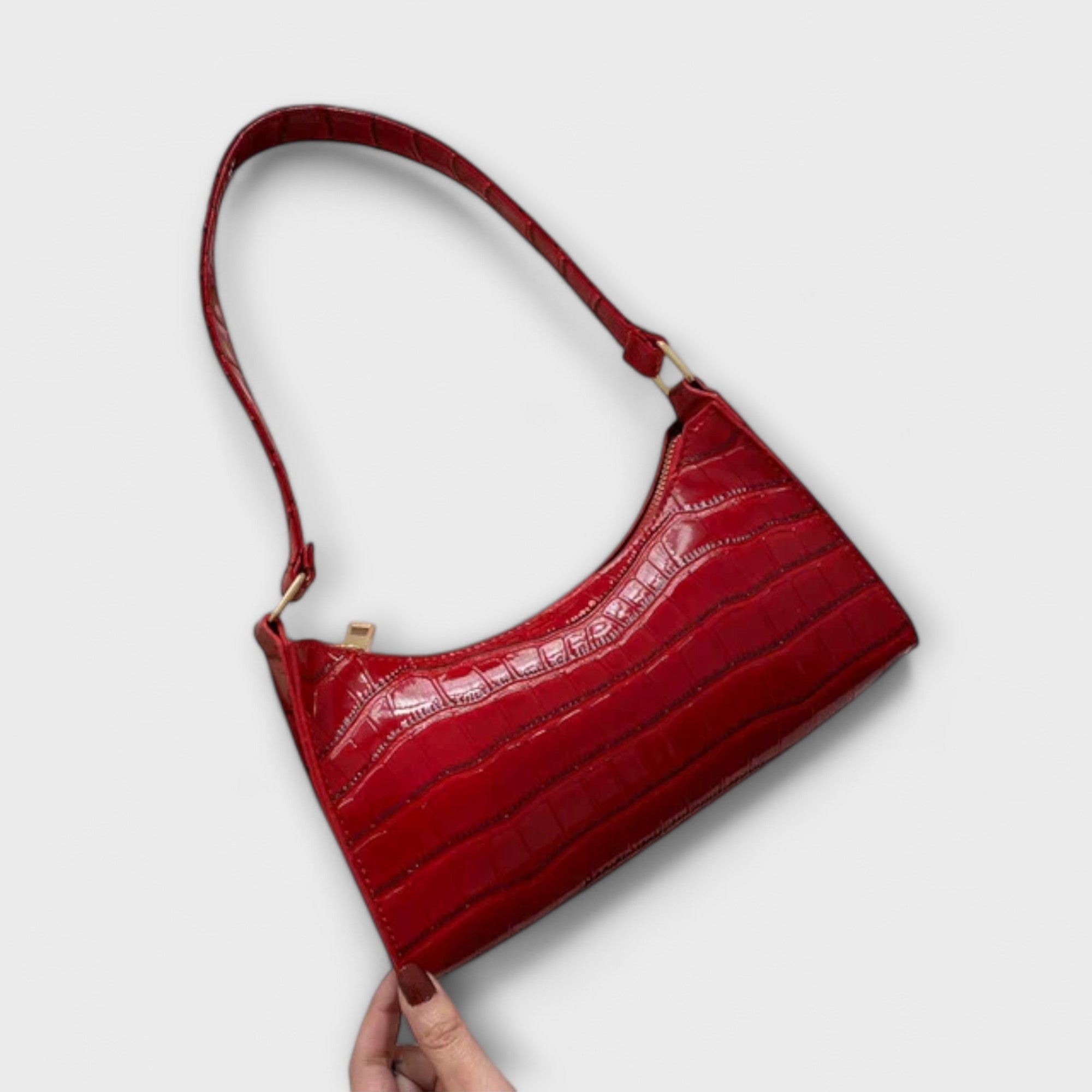 Giulia – Borsa in pelle lucida elegante e versatile