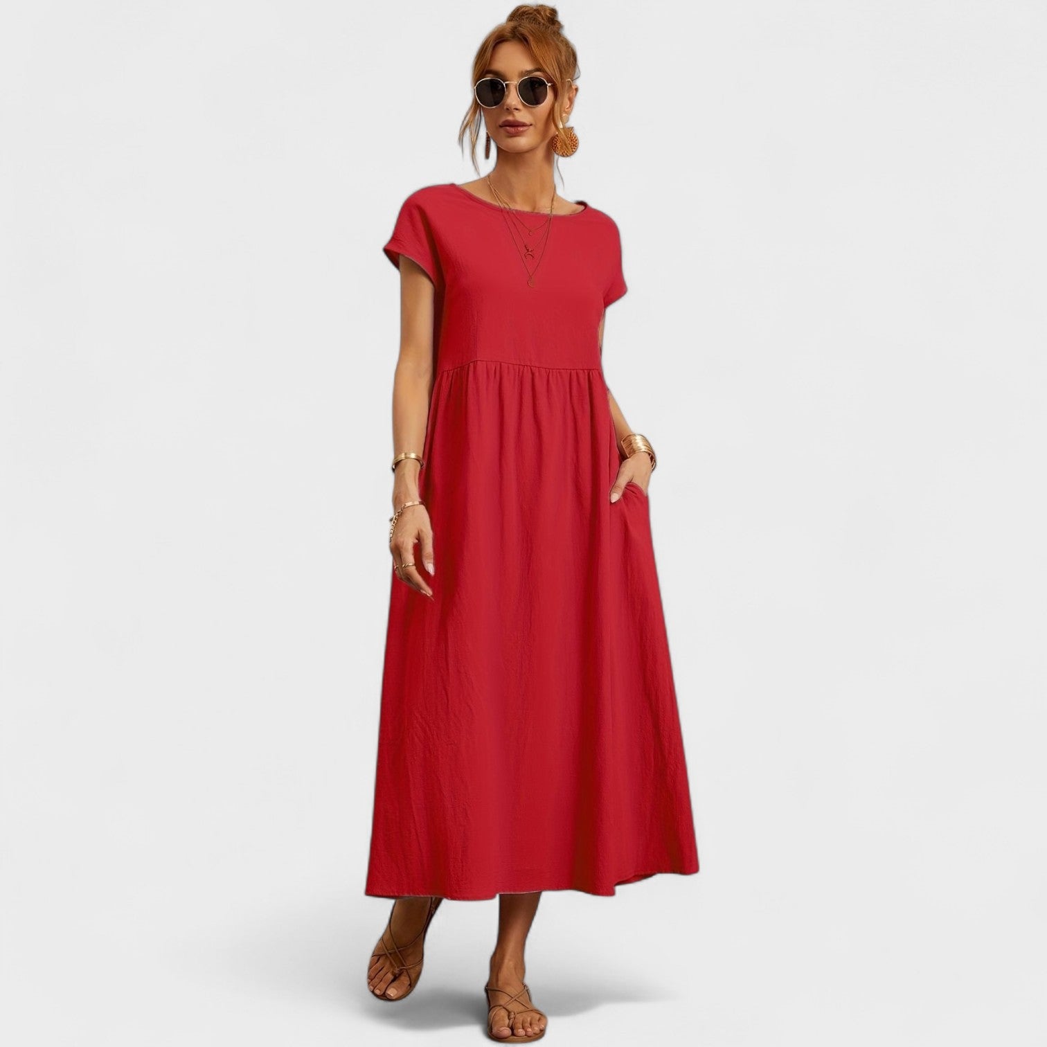 Isa – Vestito Casual in Lino Estivo