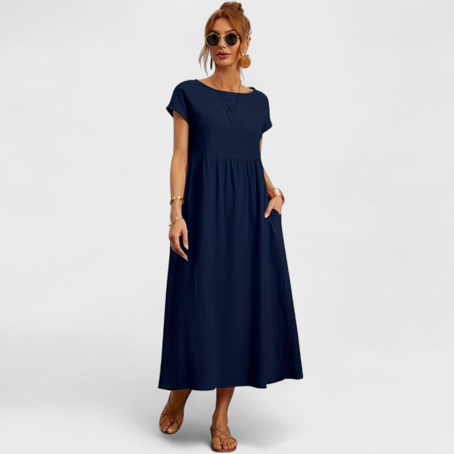 Isa – Vestito Casual in Lino Estivo