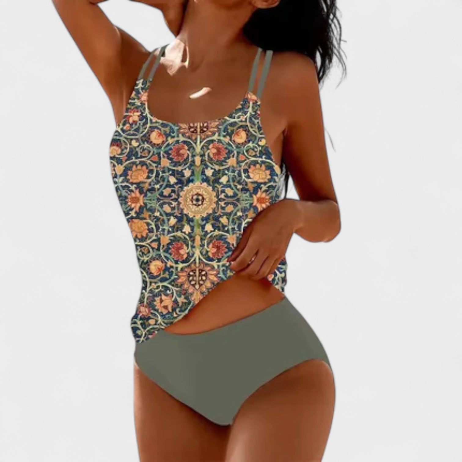 Alina – Bikini Bohemien con Sostegno Regolabile