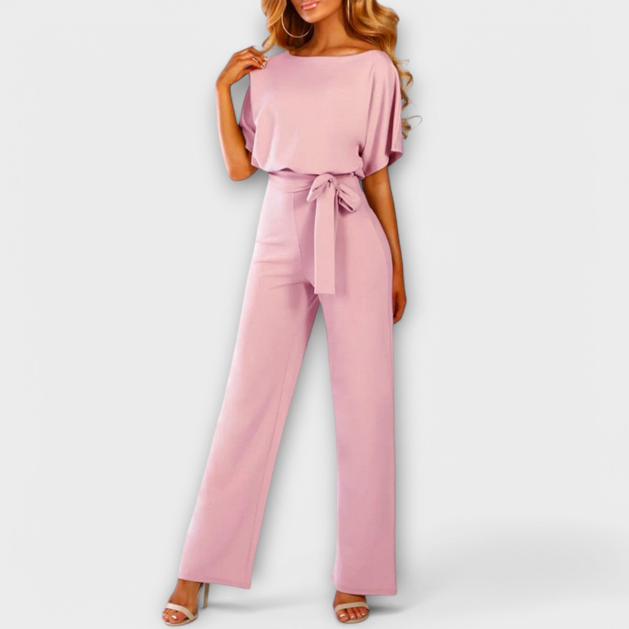 Jumpsuit Elegante Blu Navy – Taglio Minimal e Raffinato