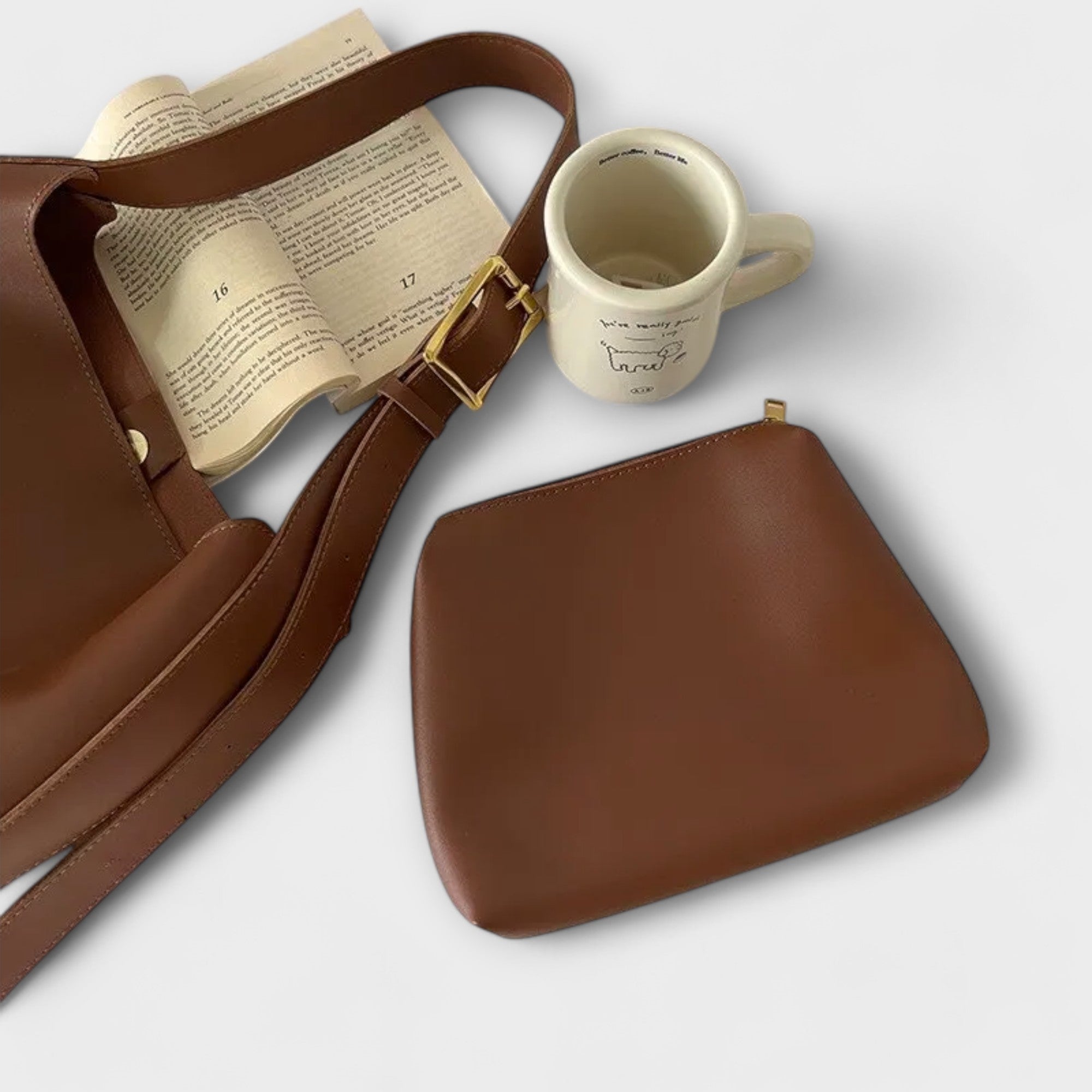 Giulia – Borsa a Spalla Elegante da Donna in Pelle