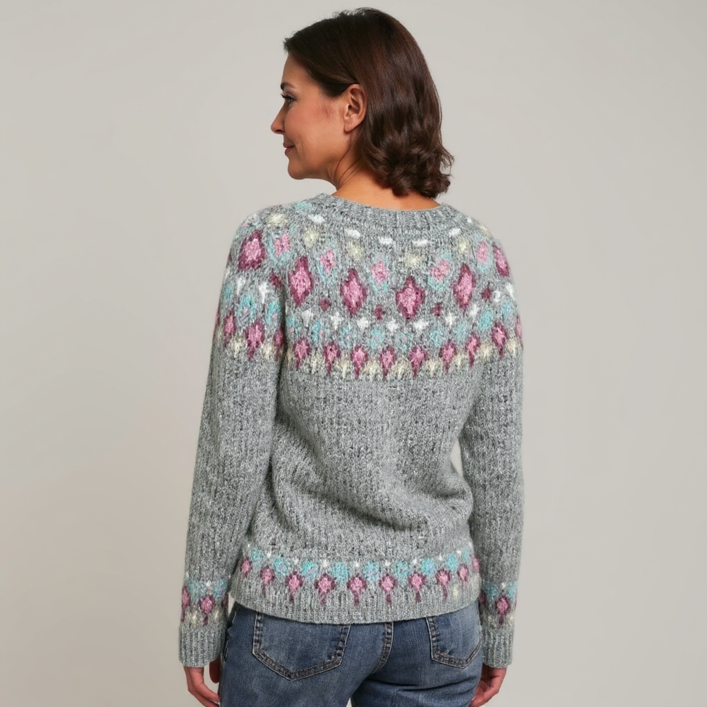 GiuliaFirenze – Classic Icelandic Wool Knitted Sweater