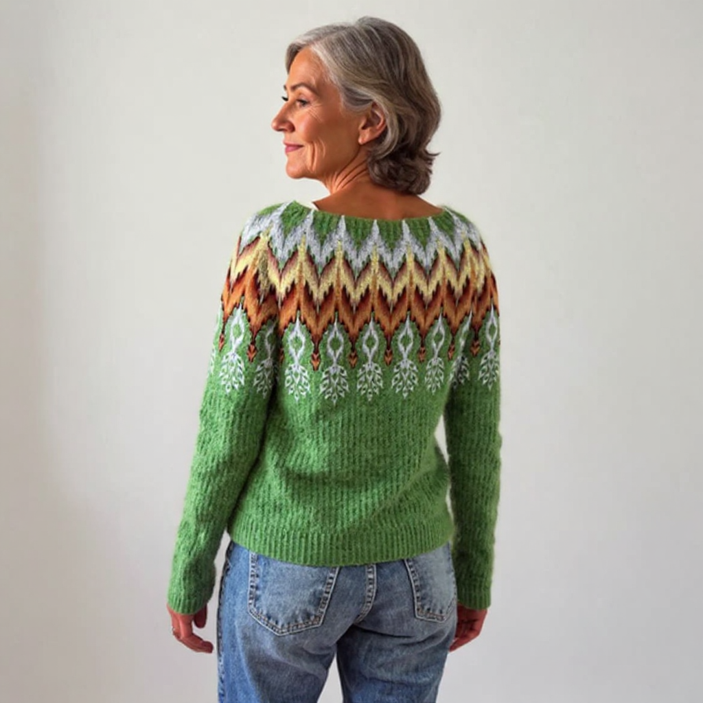 GiuliaFirenze – Classic Icelandic Wool Knitted Sweater
