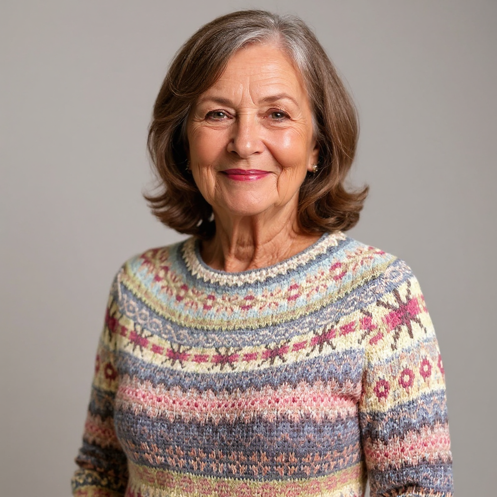 GiuliaFirenze – Classic Icelandic Wool Knitted Sweater