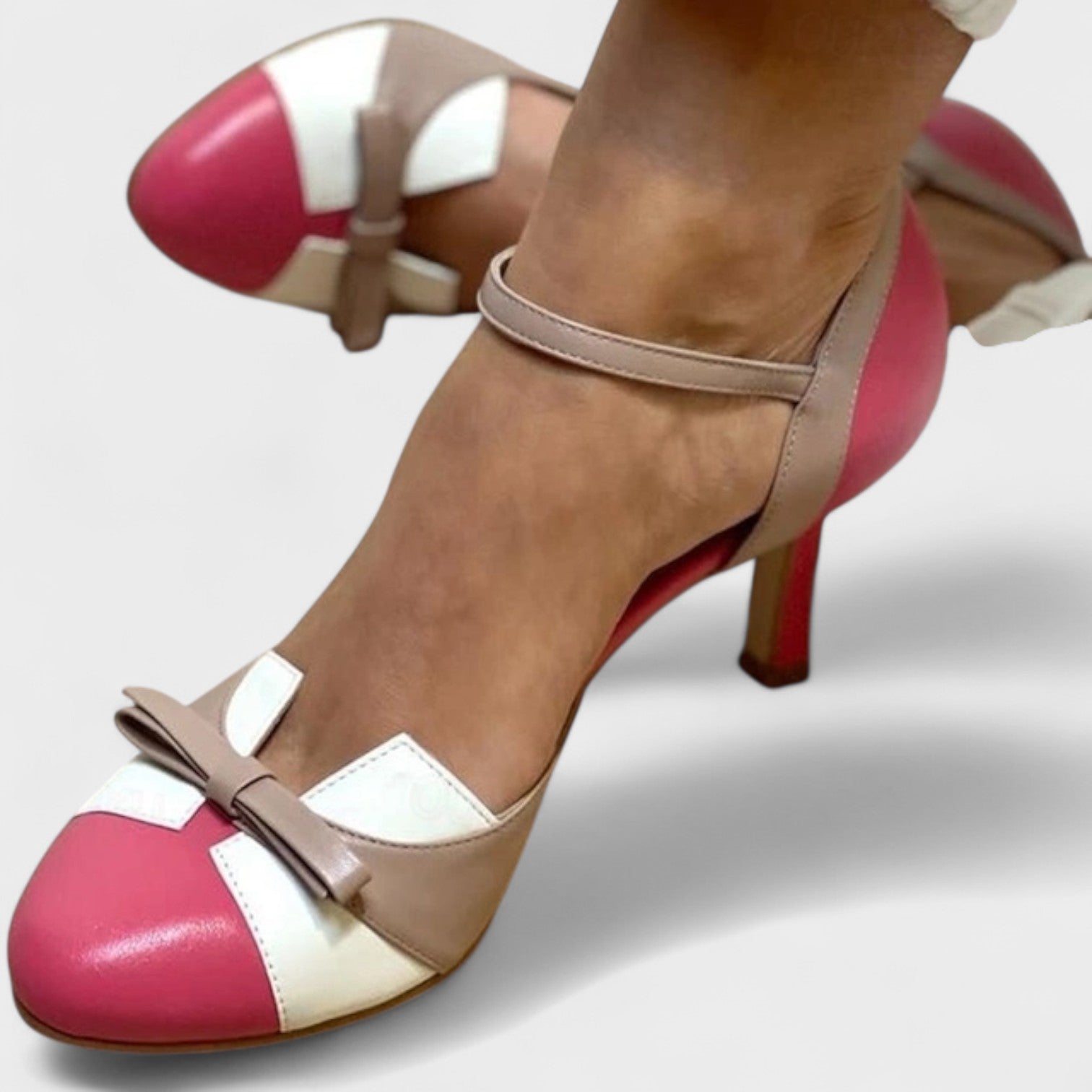 Julia – Tacchi Ortopedici Eleganti con Laccio Romantico