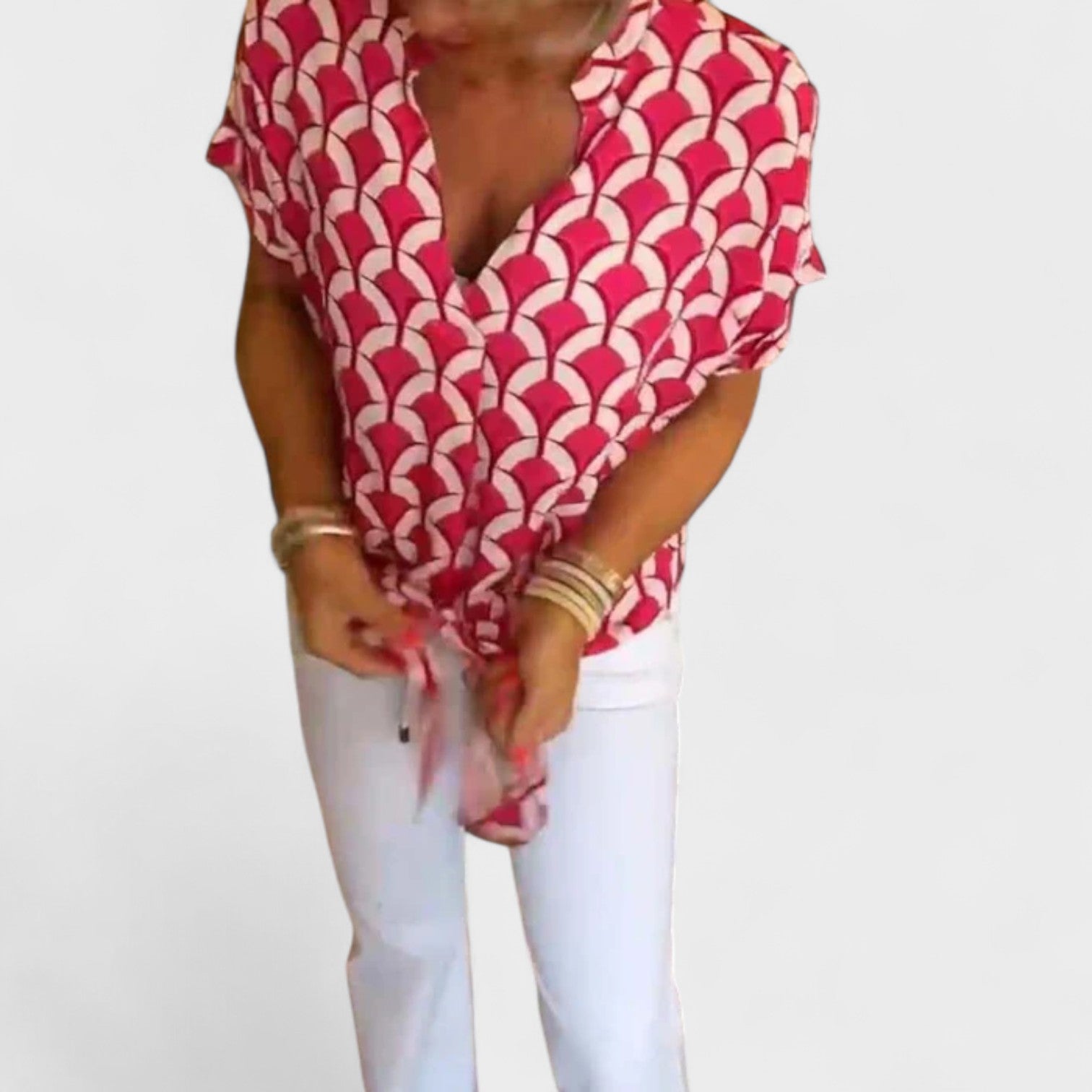 Luz – Blusa Estiva con Nodo Frontale