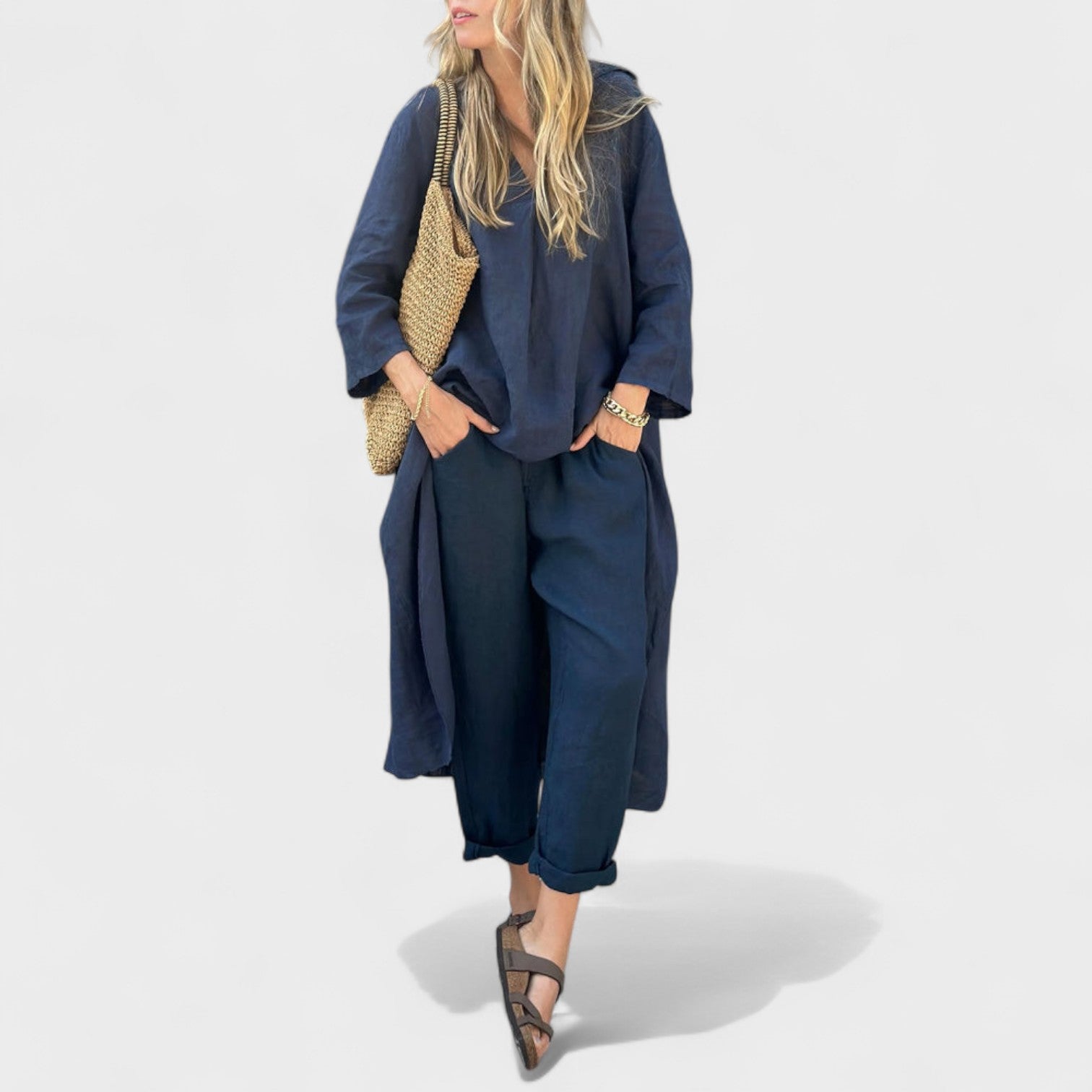 Soléa – Completo in Lino da Donna Elegante e Fresco per l’Estate