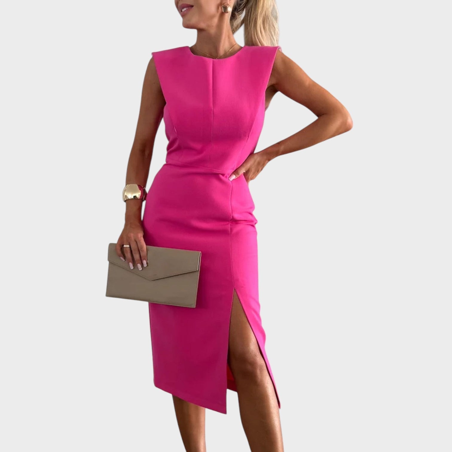 Elvira – Vestito Elegante Senza Maniche da Donna