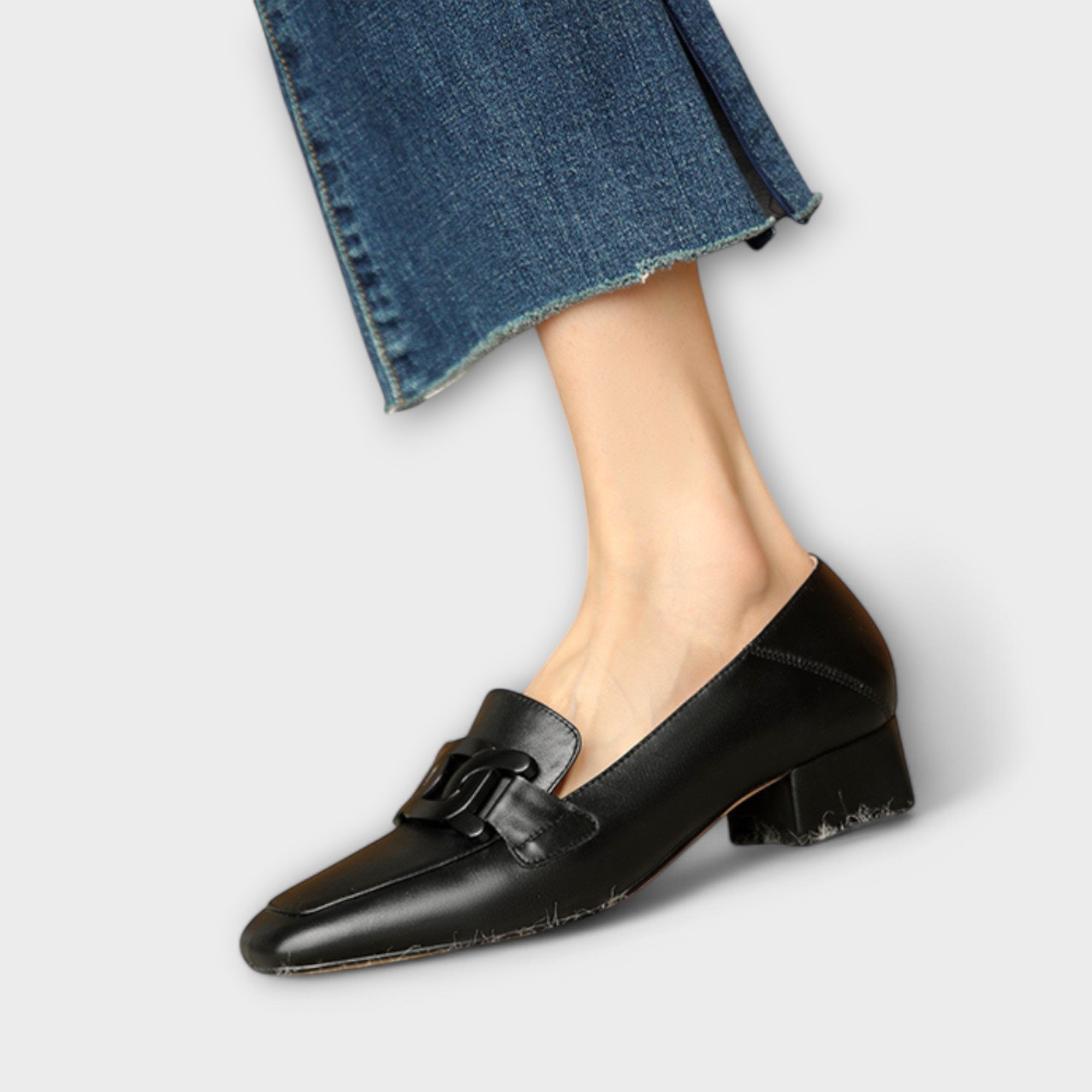 Monika – Mules ortopediche da donna in pelle senza lacci