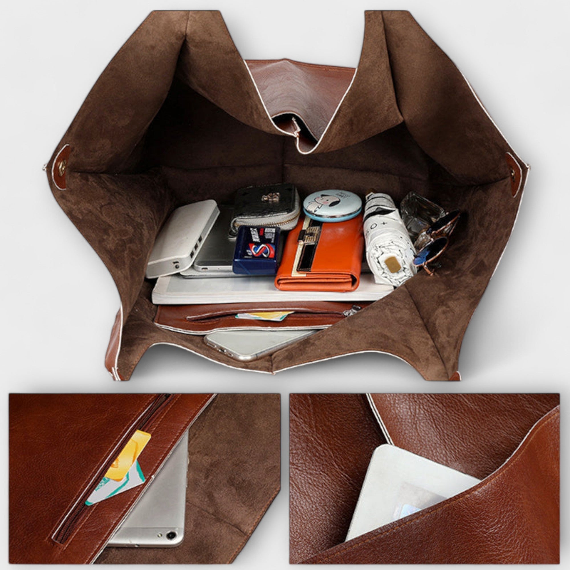 Giulia – Borsa Oversize Weekender in ecopelle elegante e capiente
