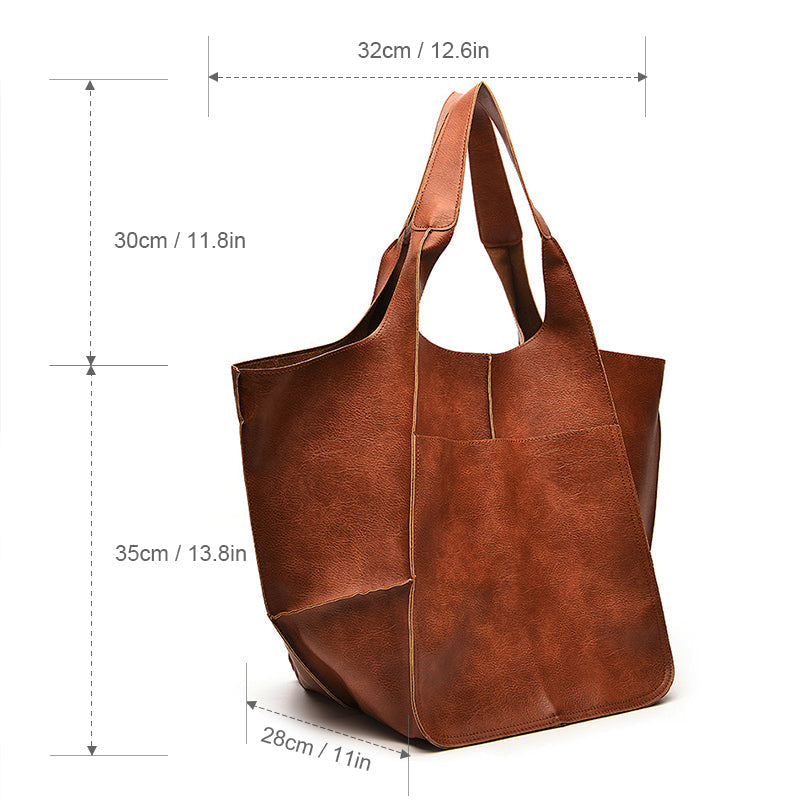 Giulia – Borsa Oversize Weekender in ecopelle elegante e capiente