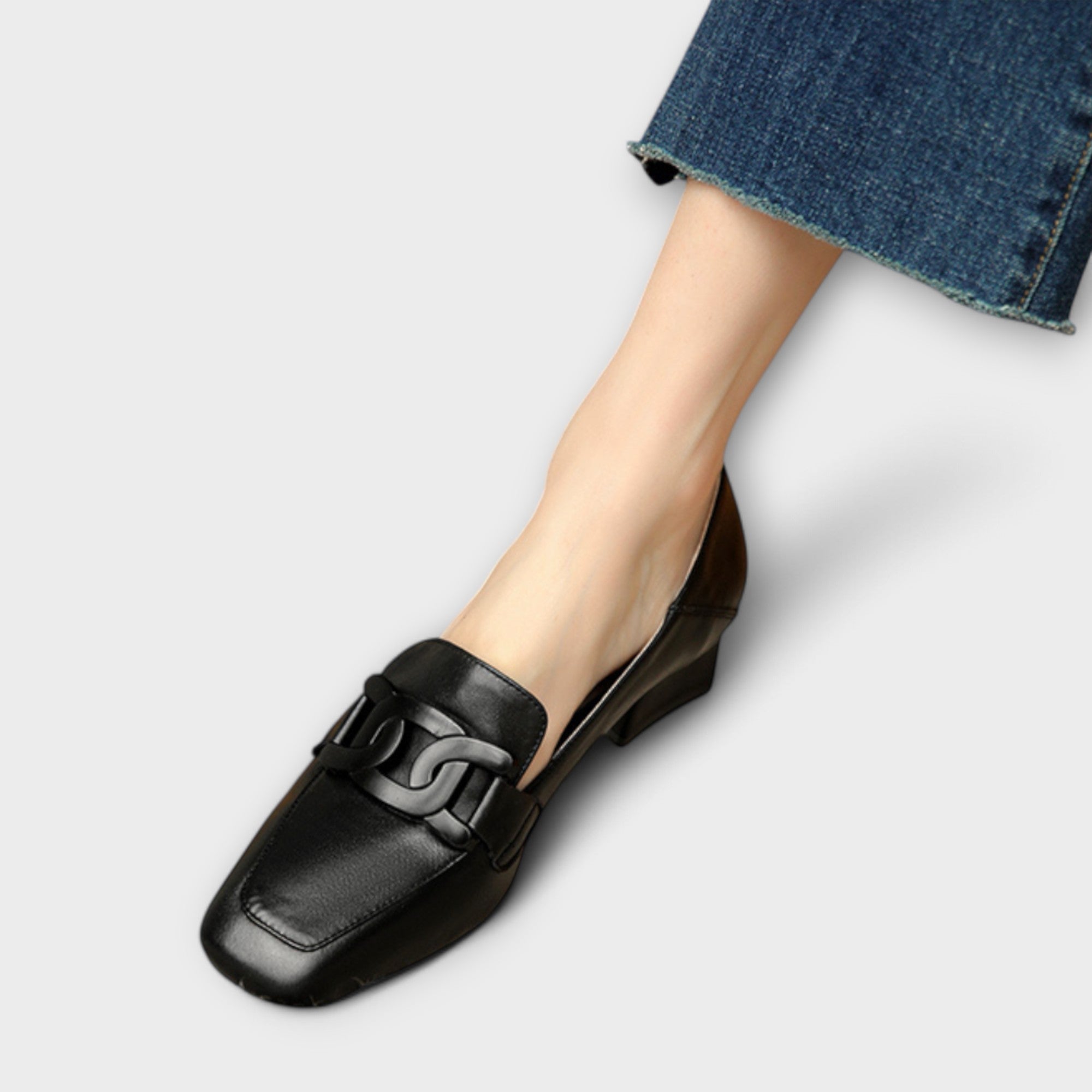 Monika – Mules ortopediche da donna in pelle senza lacci