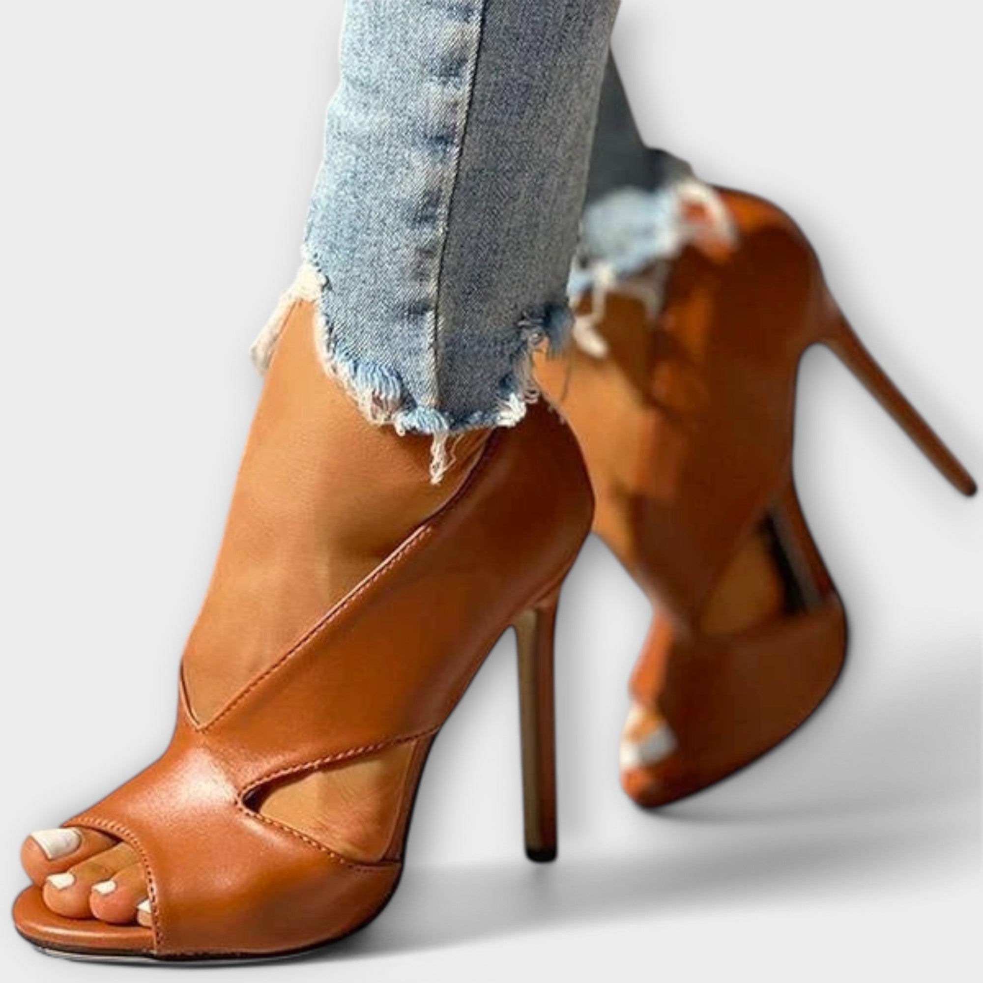 Sandali ortopedici eleganti con tacco da donna