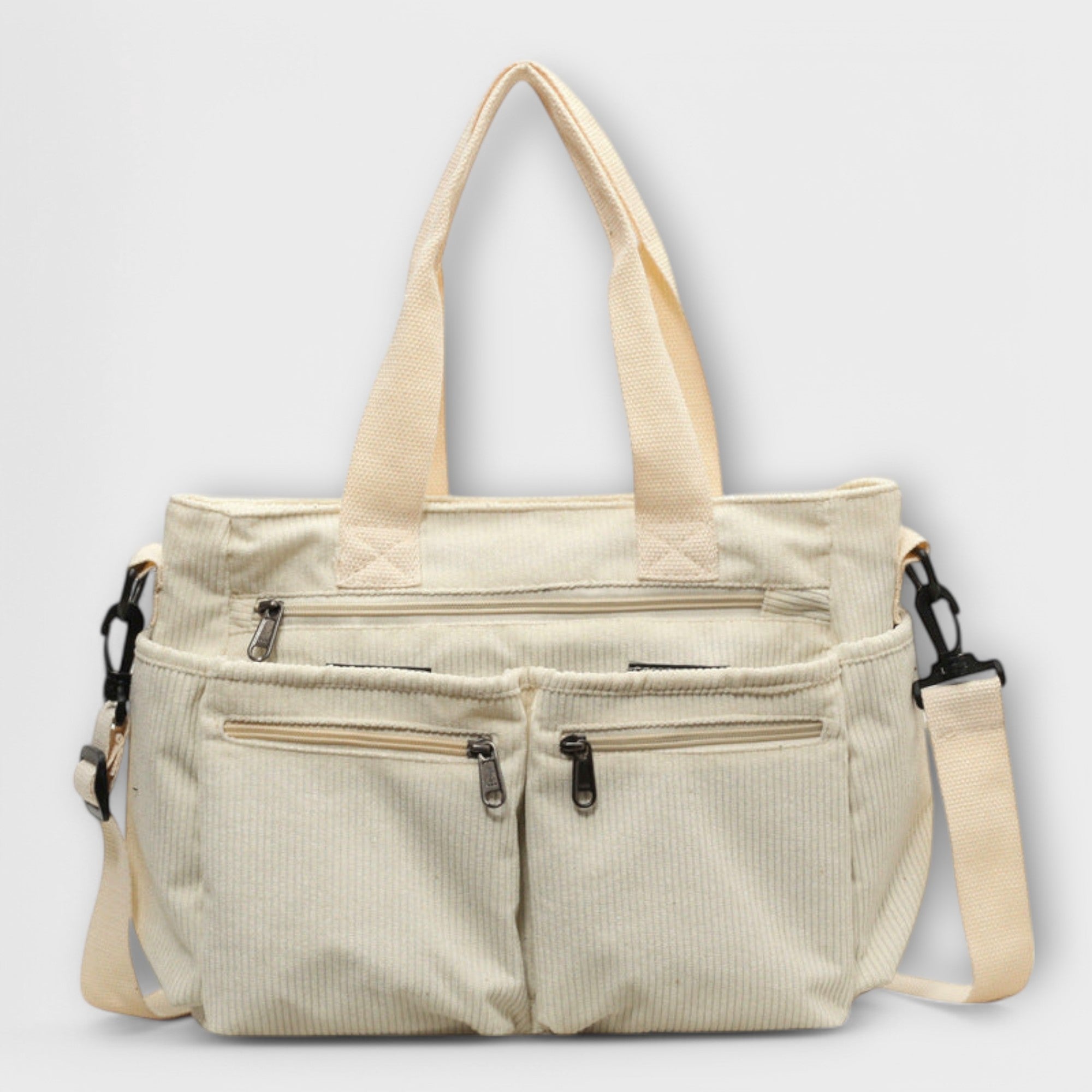 Giulia – Borsa Tote in Velluto a Coste Impermeabile da Donna