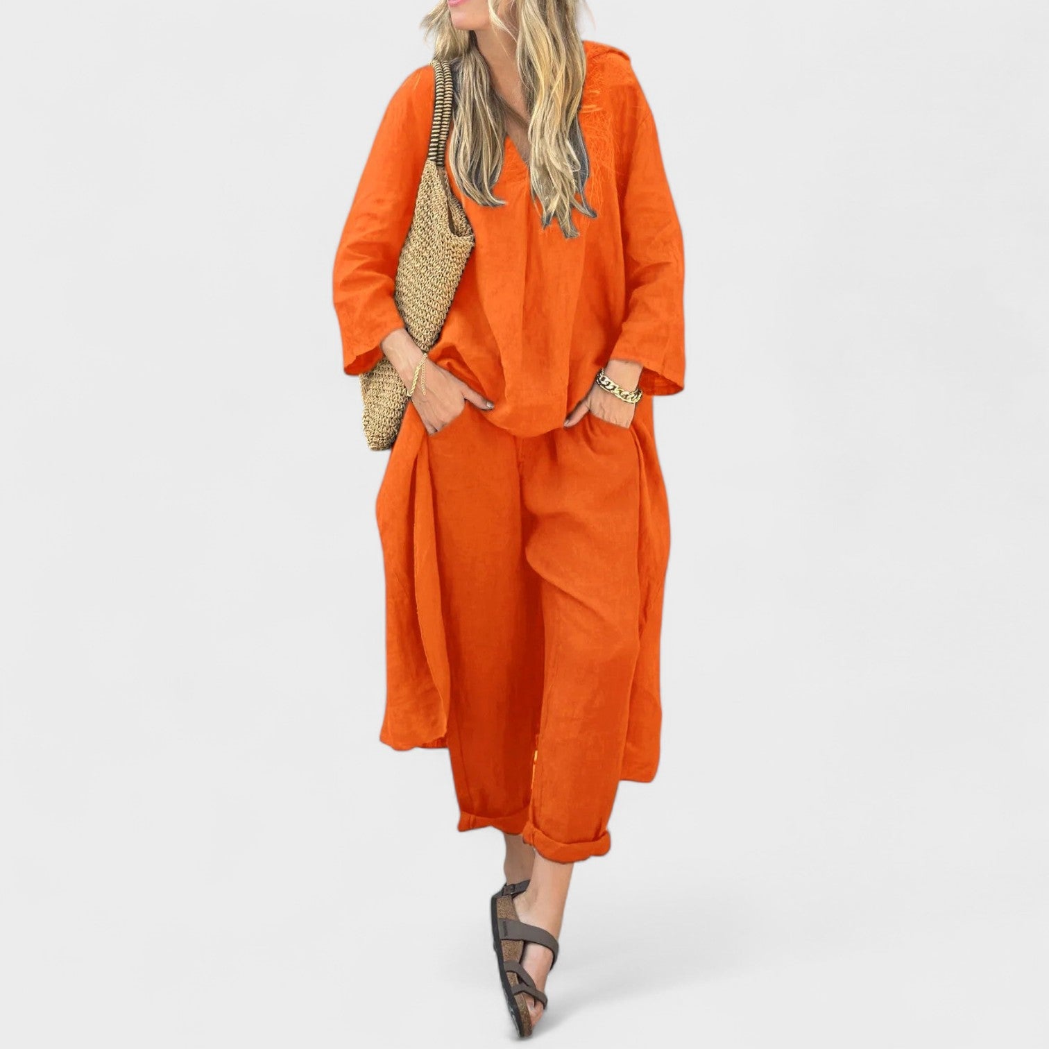 Soléa – Completo in Lino da Donna Elegante e Fresco per l’Estate