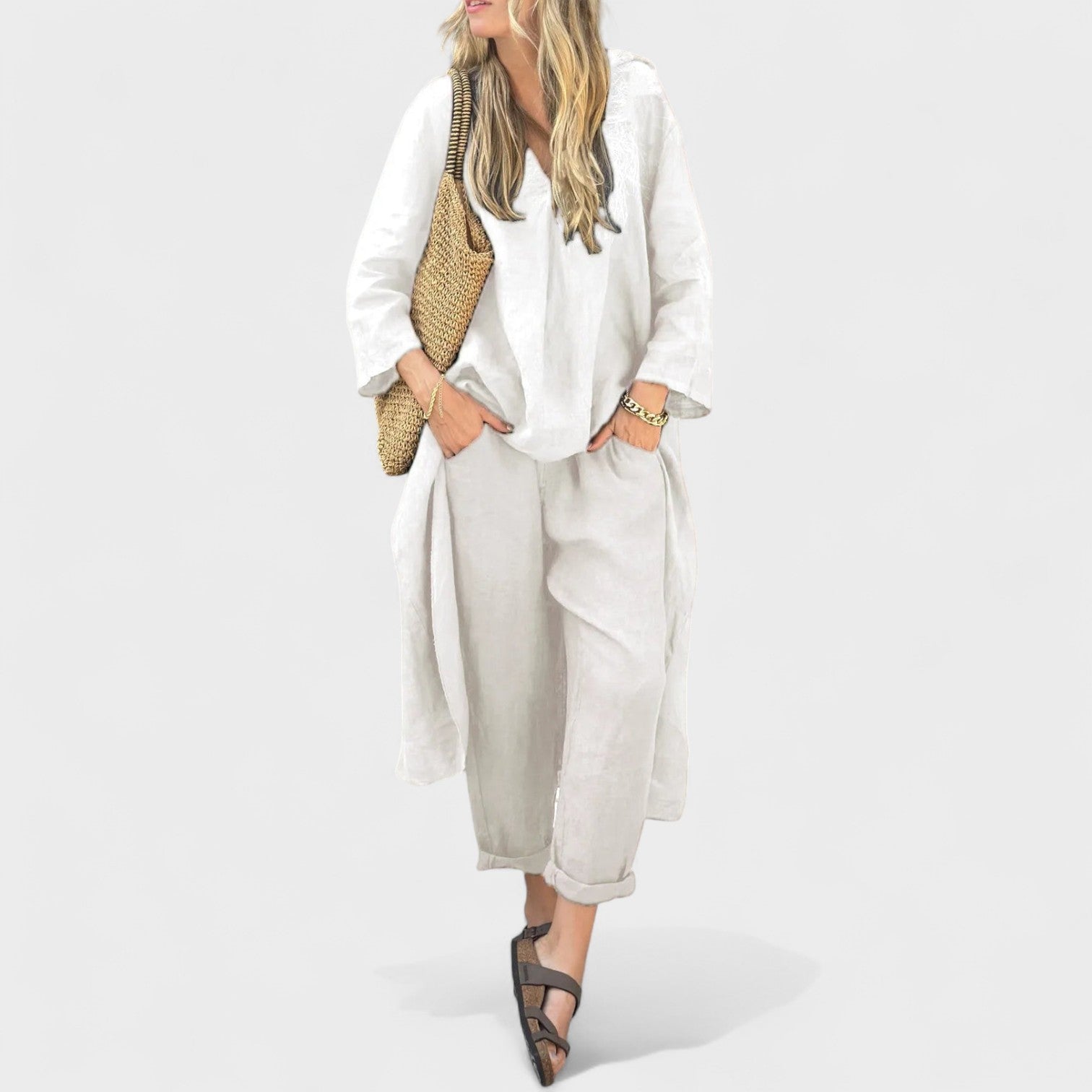 Soléa – Completo in Lino da Donna Elegante e Fresco per l’Estate