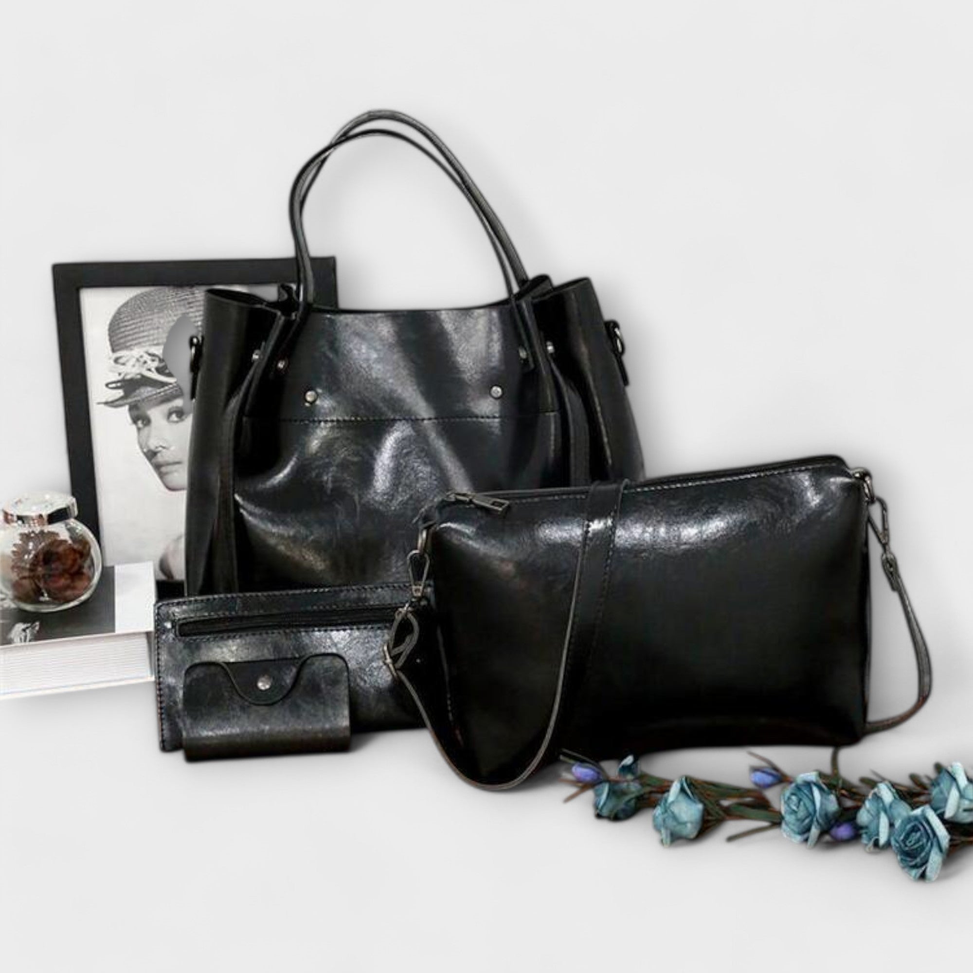 Giulia – Set di 4 Borse Vintage da Donna