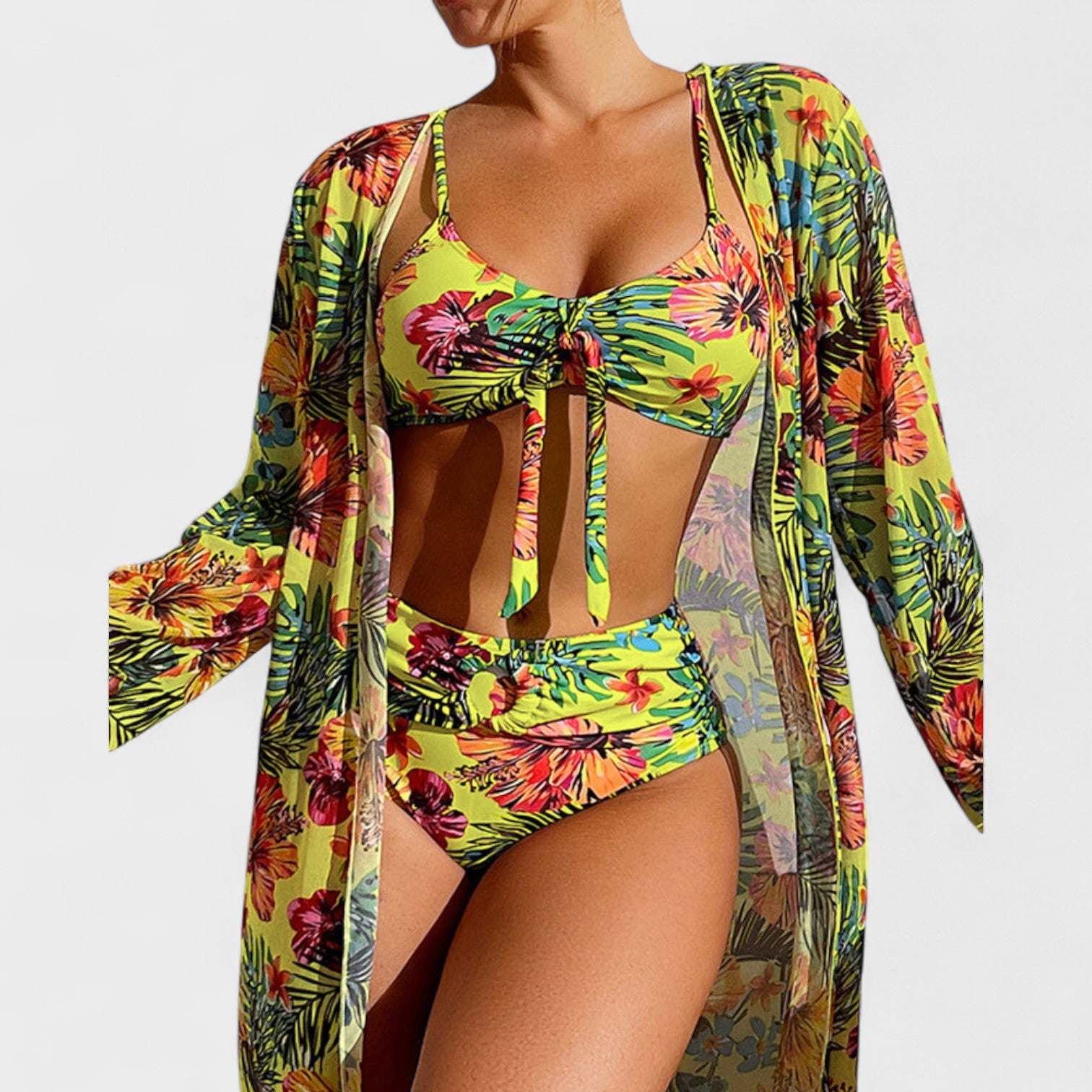 Glenda – Bikini con Top Coordinato a Fiori
