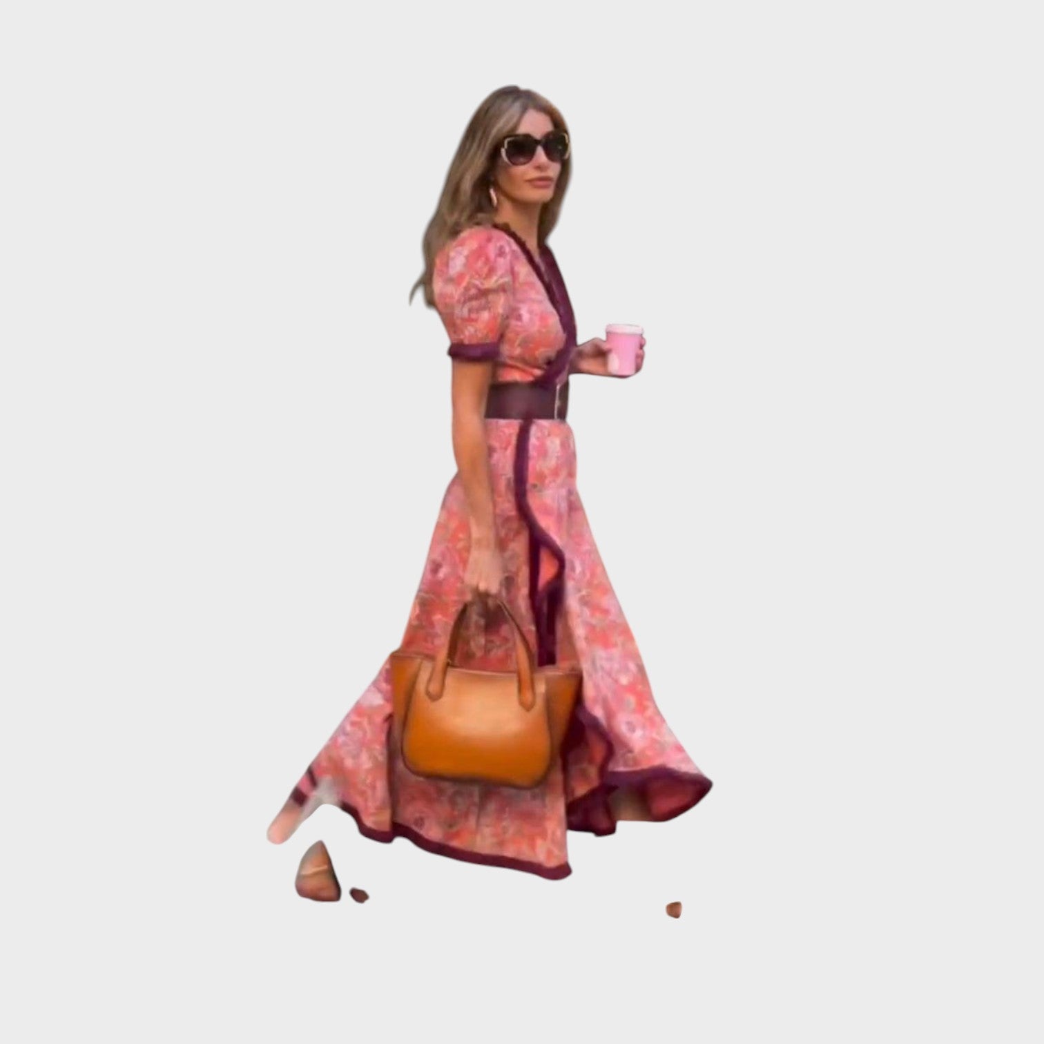 Renata – Vestito Lungo Elegante con Gonna Asimmetrica