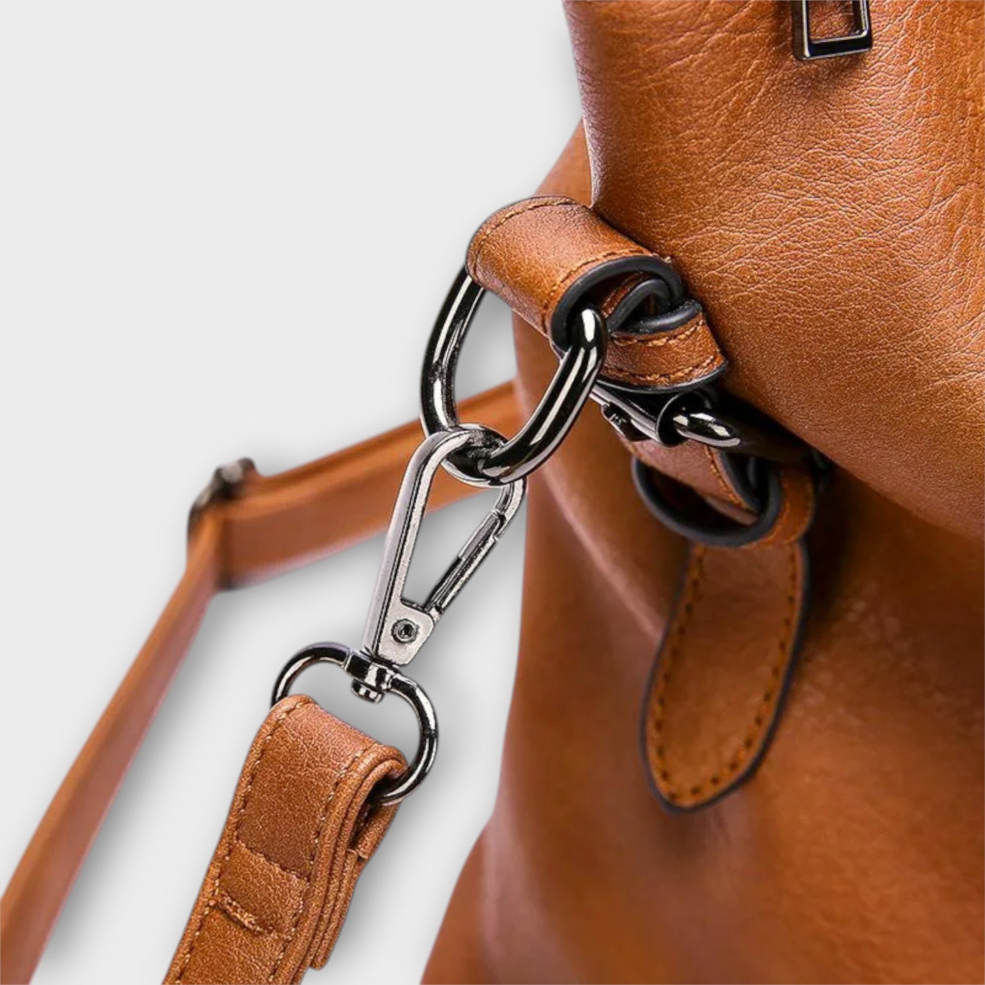 Giulia – Borsa a Spalla Elegante in Vera Pelle Impermeabile