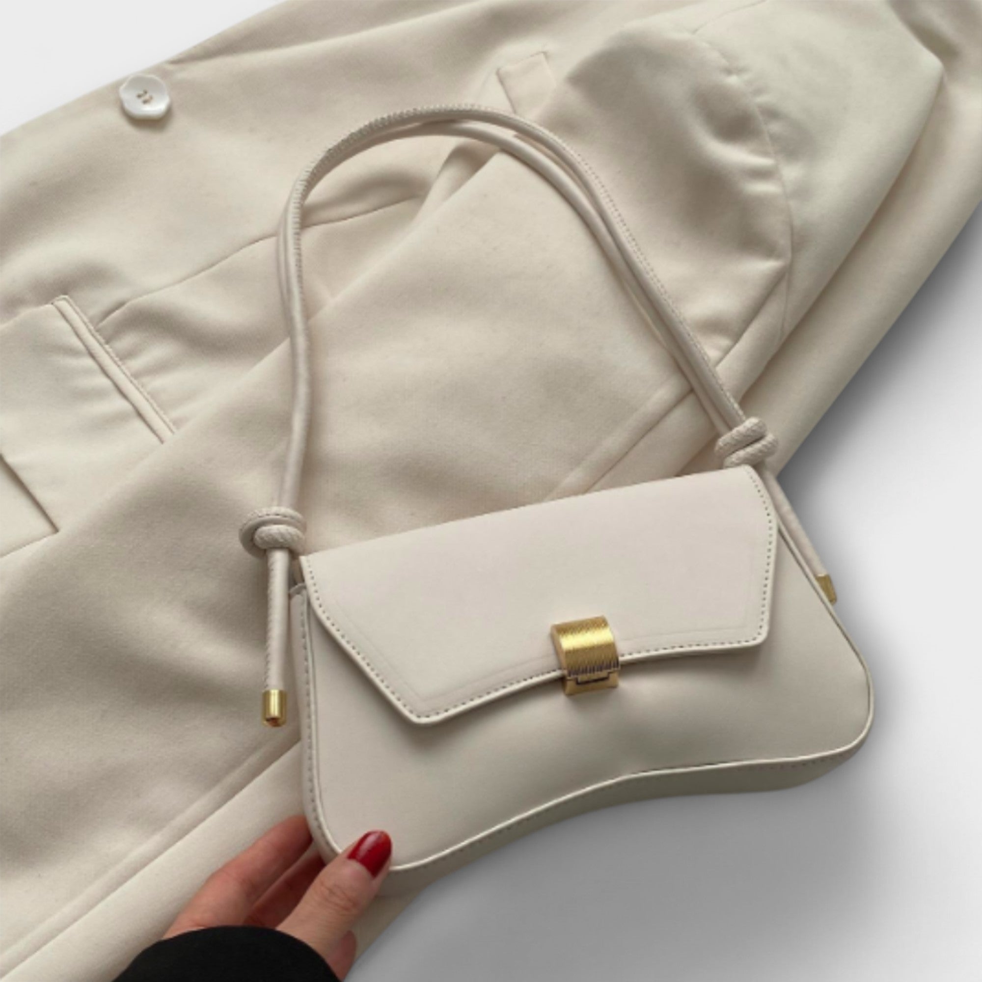 Giulia – Borsa vintage con patta compatta ed elegante