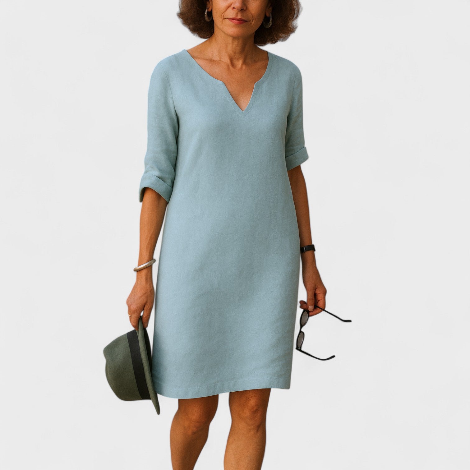Clara – Abito Estivo Casual con Scollo a V