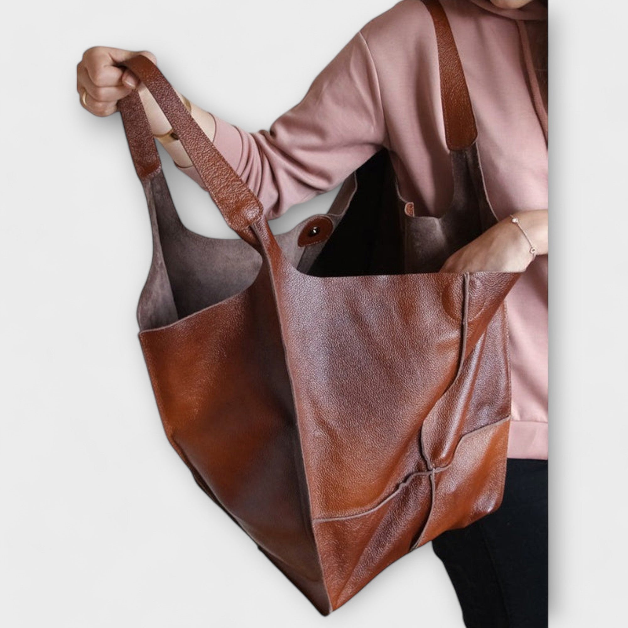 Giulia – Borsa Oversize Weekender in ecopelle elegante e capiente