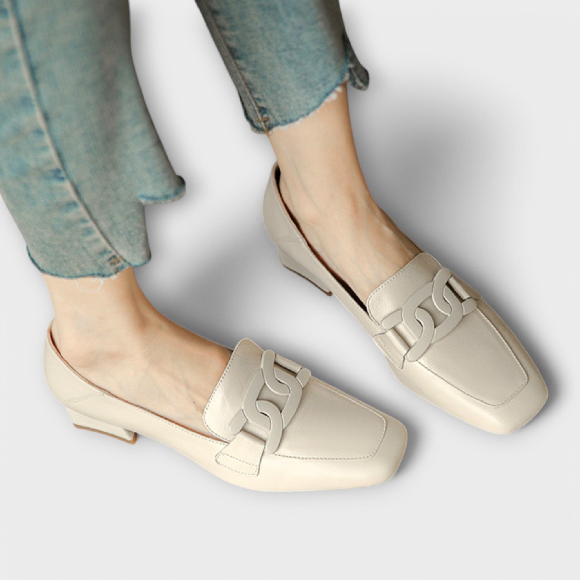 Monika – Mules ortopediche da donna in pelle senza lacci
