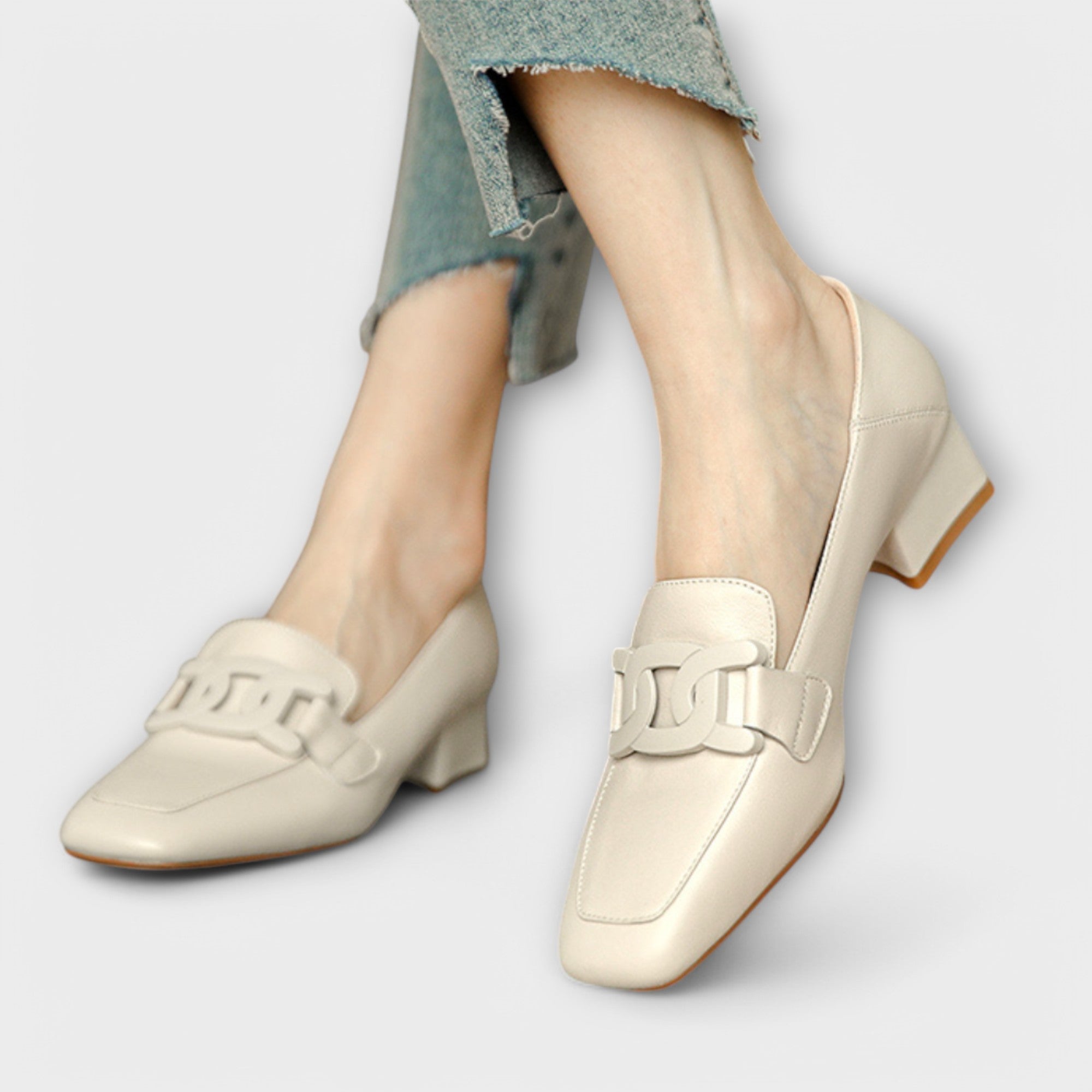 Monika – Mules ortopediche da donna in pelle senza lacci