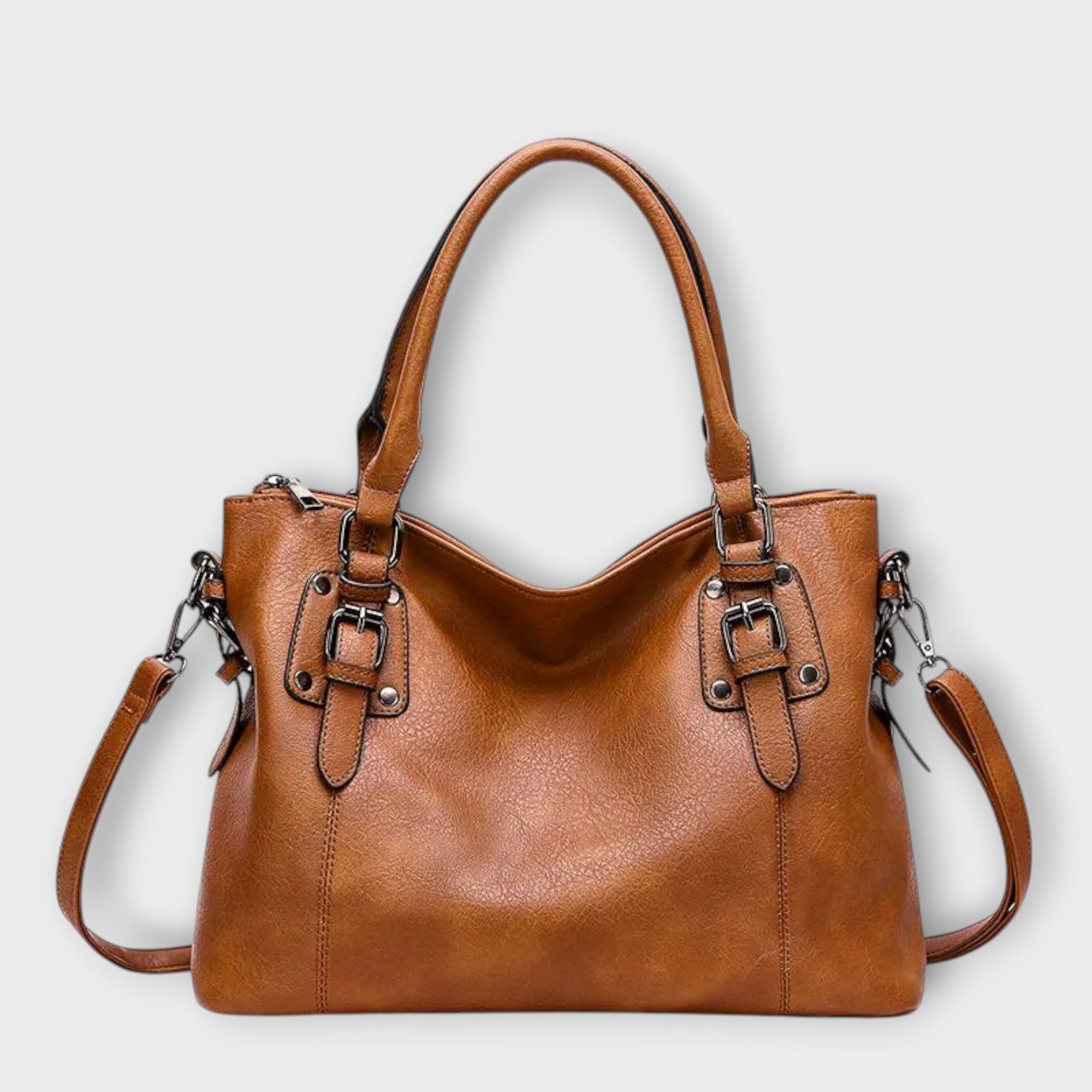 Giulia – Borsa a Spalla Elegante in Vera Pelle Impermeabile