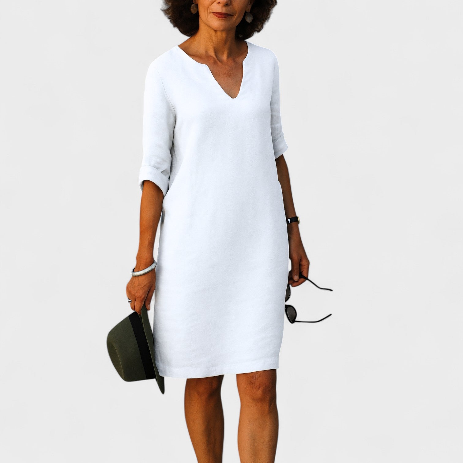 Clara – Abito Estivo Casual con Scollo a V