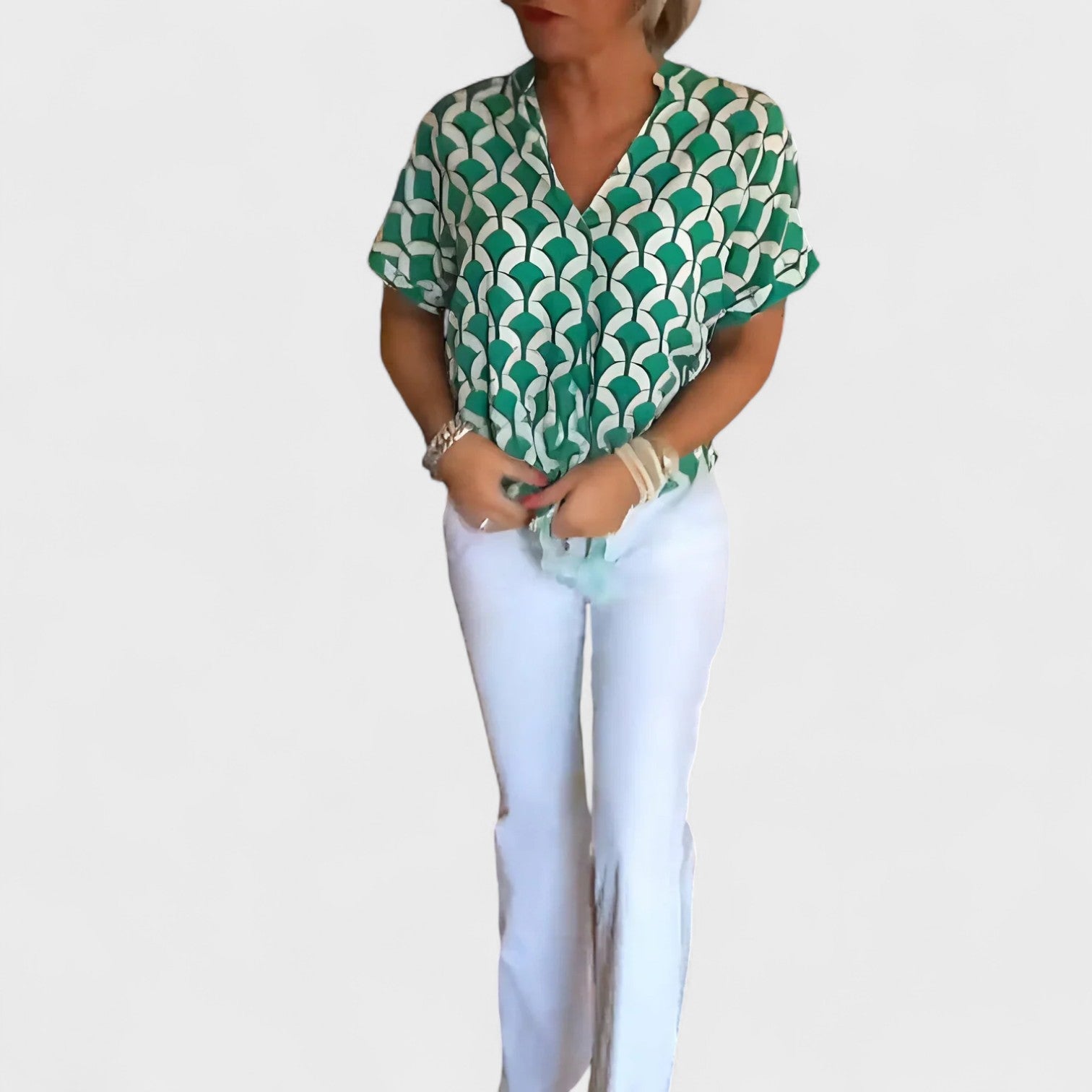 Luz – Blusa Estiva con Nodo Frontale
