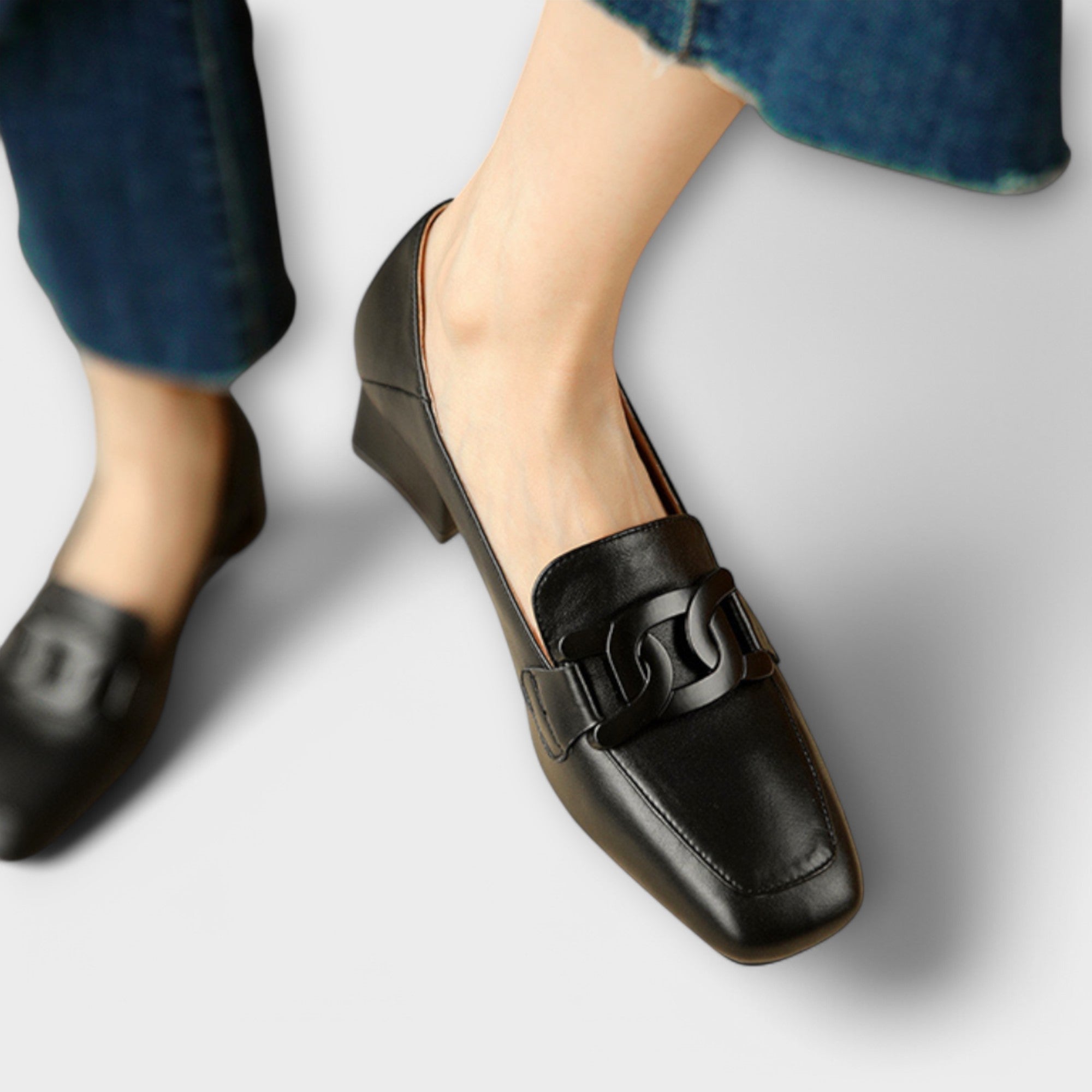 Monika – Mules ortopediche da donna in pelle senza lacci