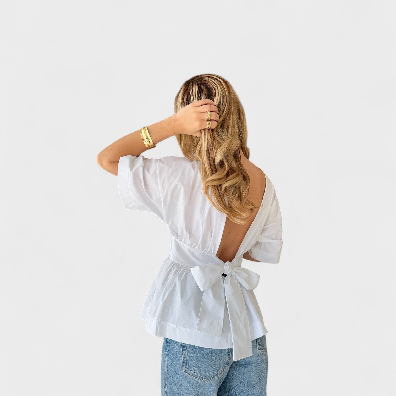 Colette – Blusa elegante con schiena scoperta (Edizione Limitata)