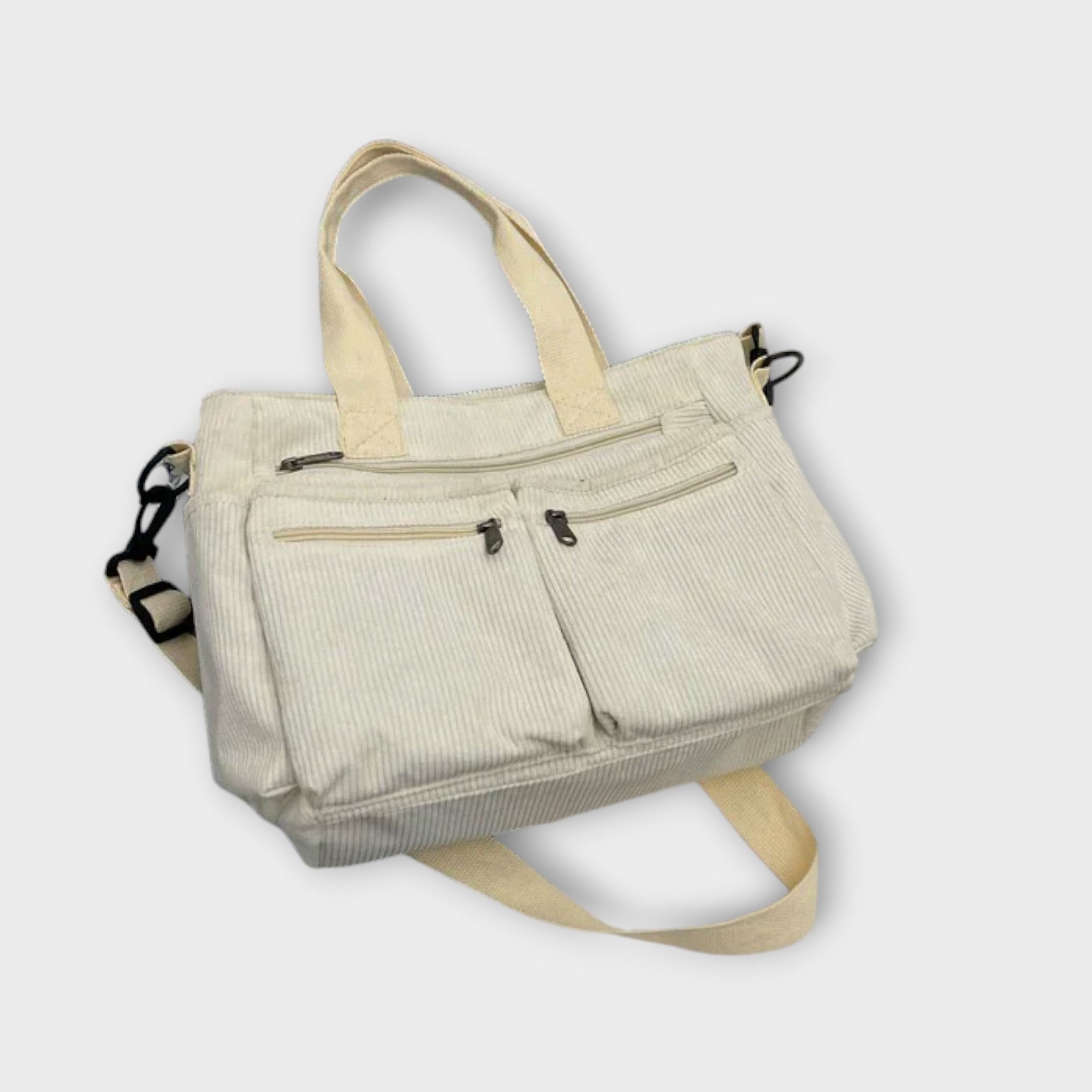 Giulia – Borsa Tote in Velluto a Coste Impermeabile da Donna