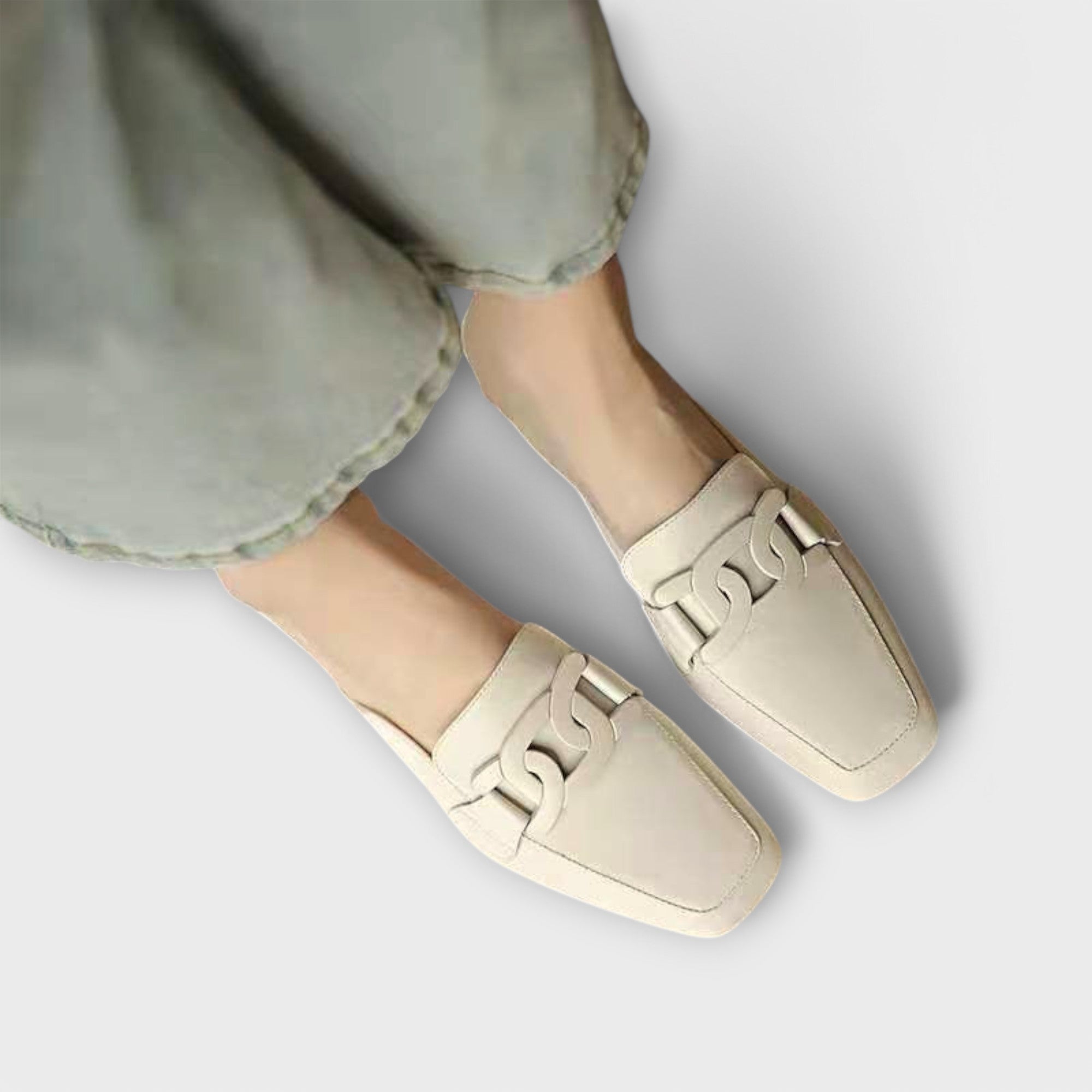 Monika – Mules ortopediche da donna in pelle senza lacci