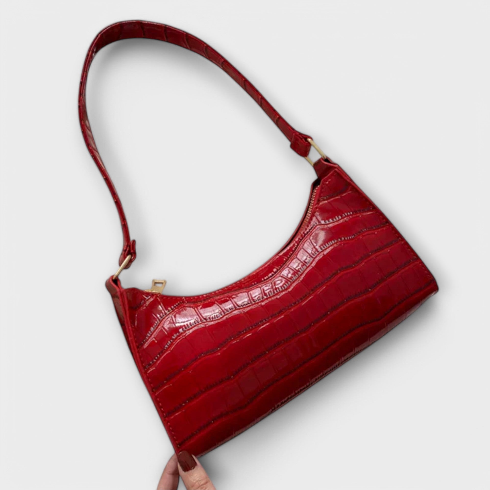 Giulia – Borsa in pelle lucida elegante e versatile