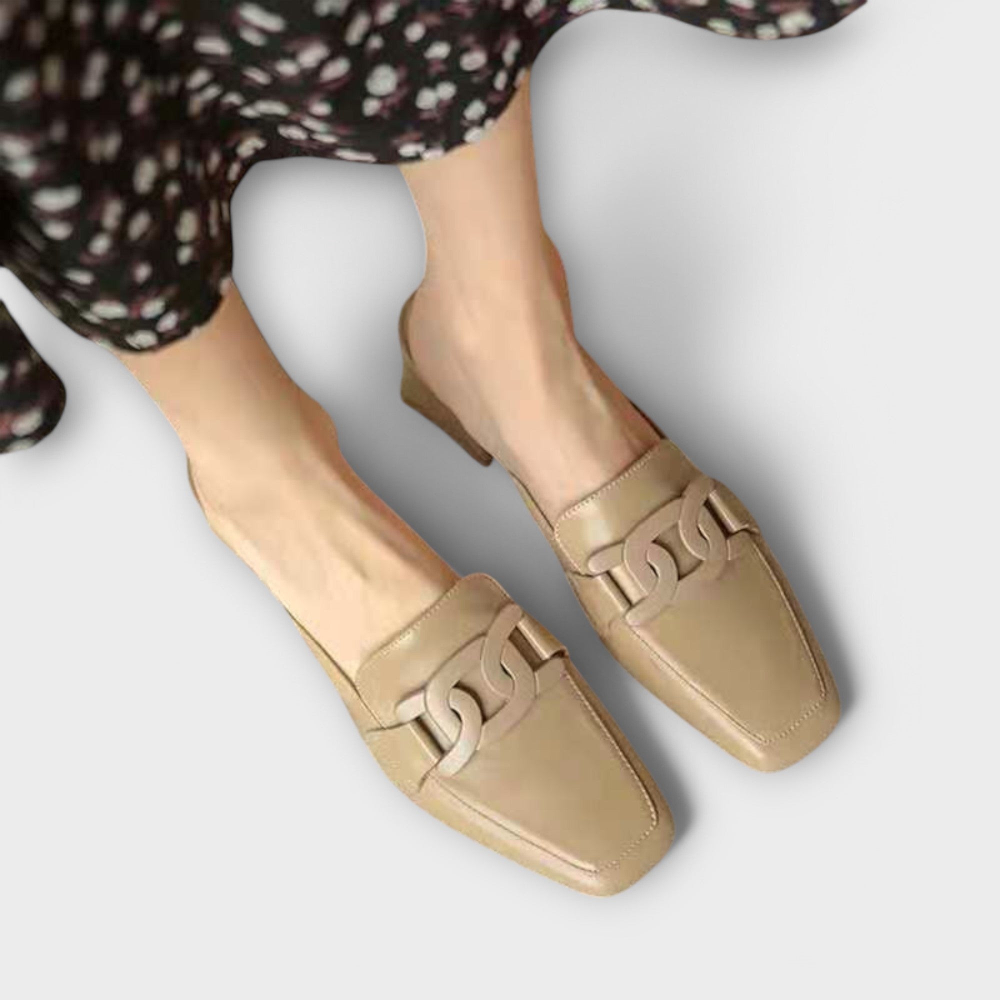 Monika – Mules ortopediche da donna in pelle senza lacci