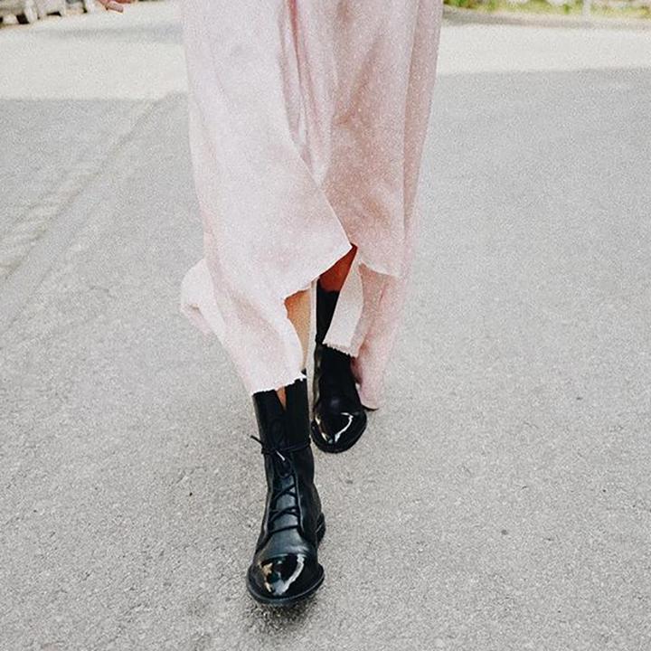 Anne – Stivali da donna eleganti in ecopelle nera