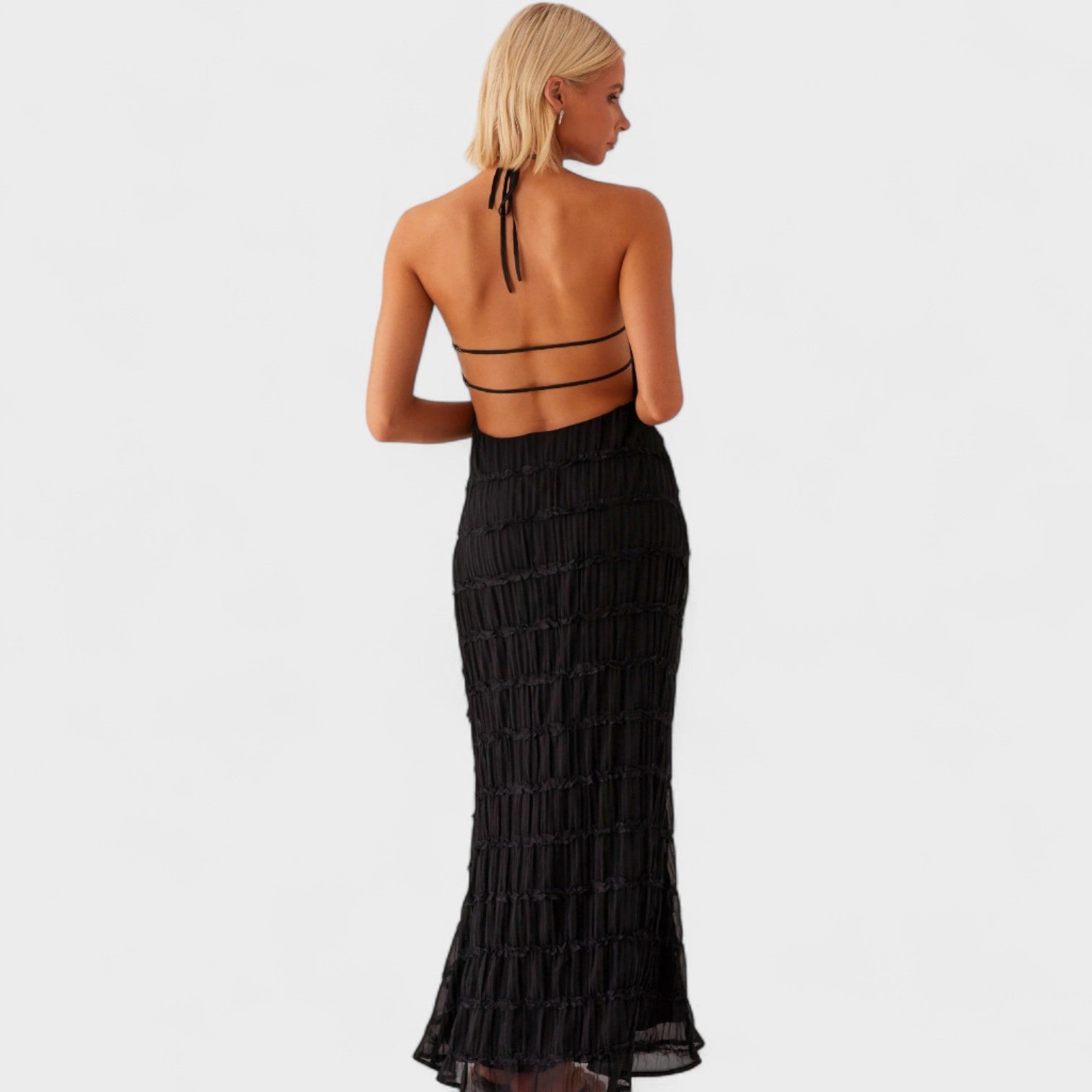 Adeline – Abito Lungo con Collo Halter