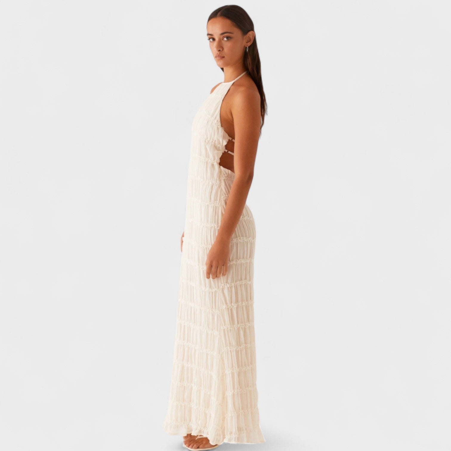 Adeline – Abito Lungo con Collo Halter