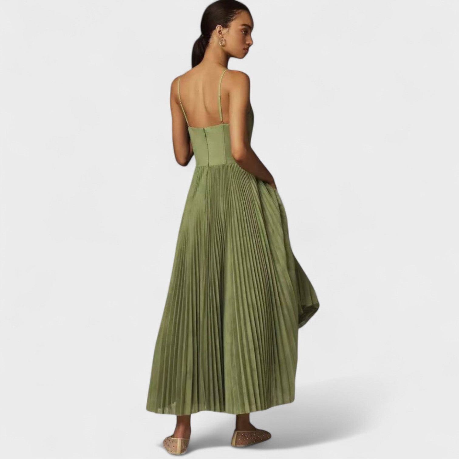 Giulia – Abito Lungo Verde Elegante