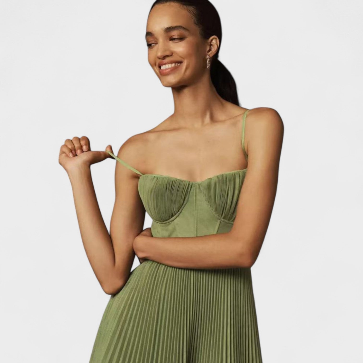 Giulia – Abito Lungo Verde Elegante
