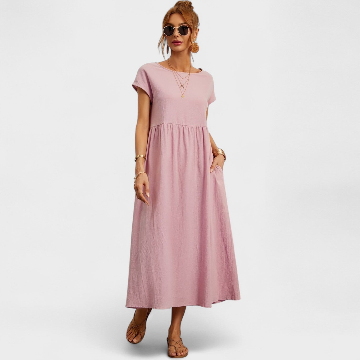 Isa – Vestito Casual in Lino Estivo