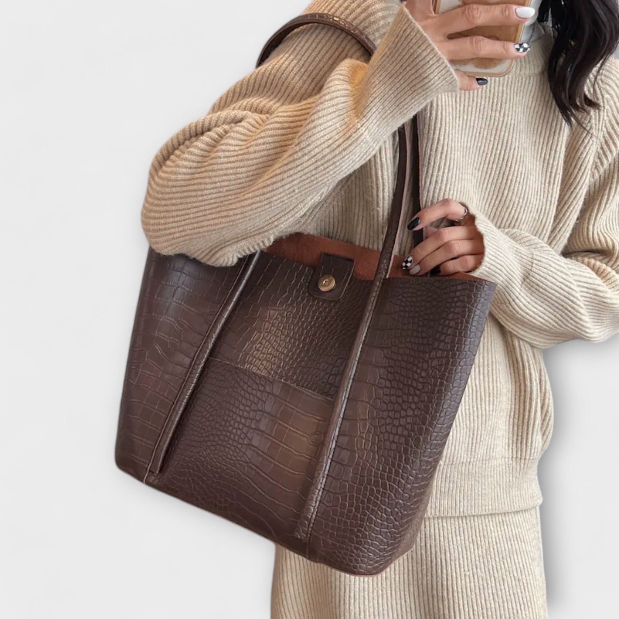 Giulia – Borsa a tracolla vintage elegante e capiente